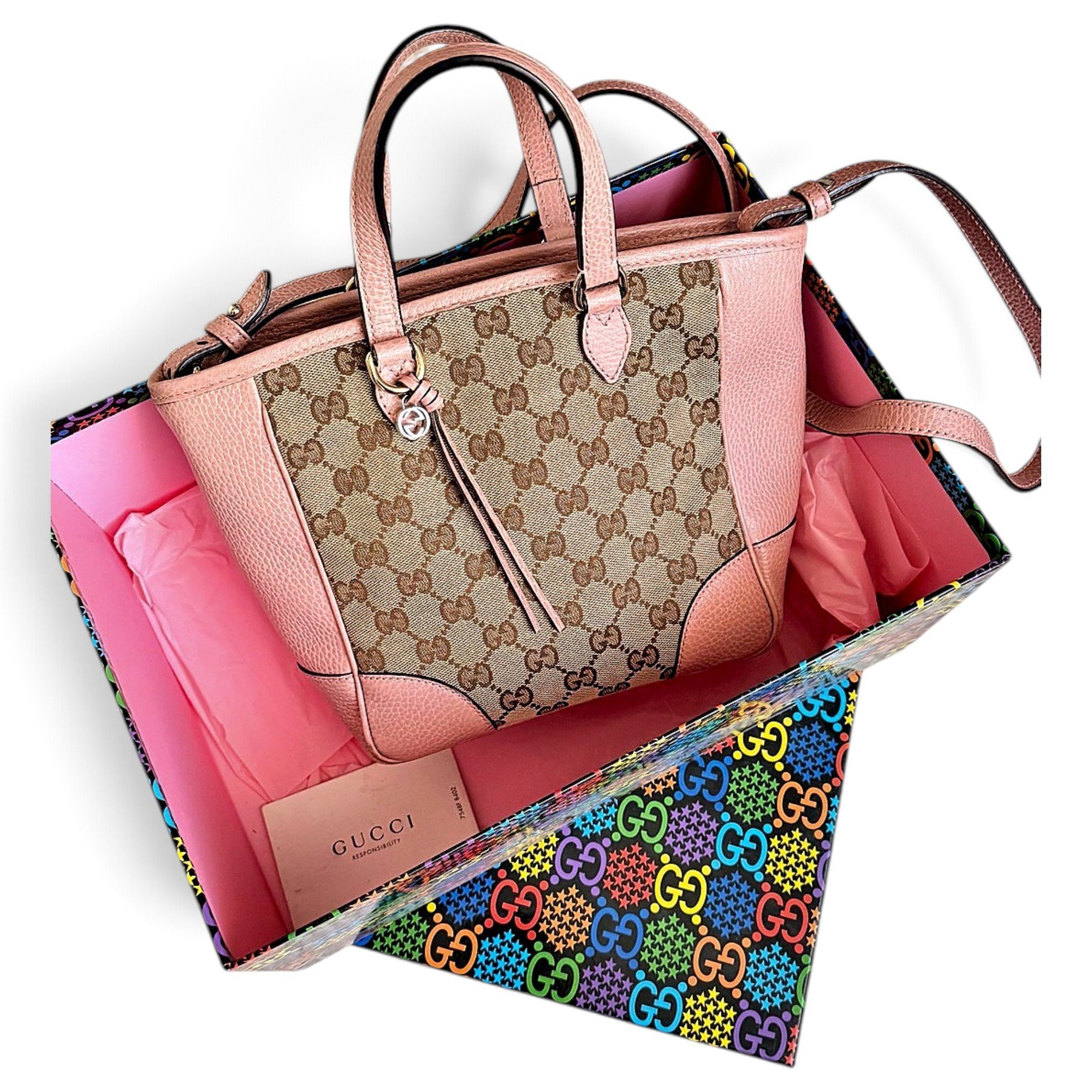 Leather tote