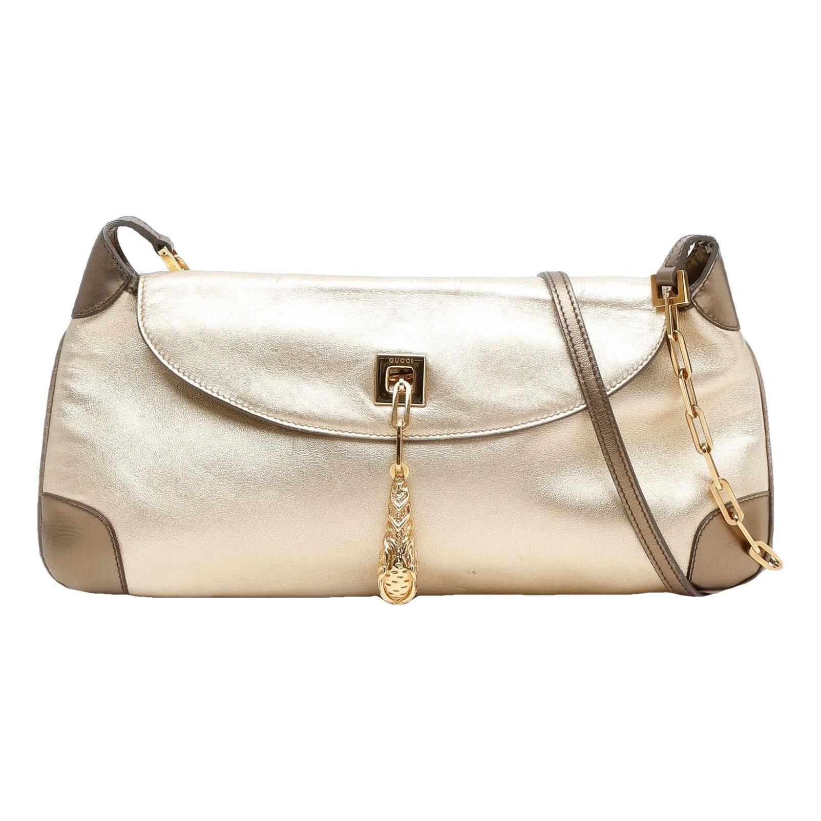 Animalier leather handbag