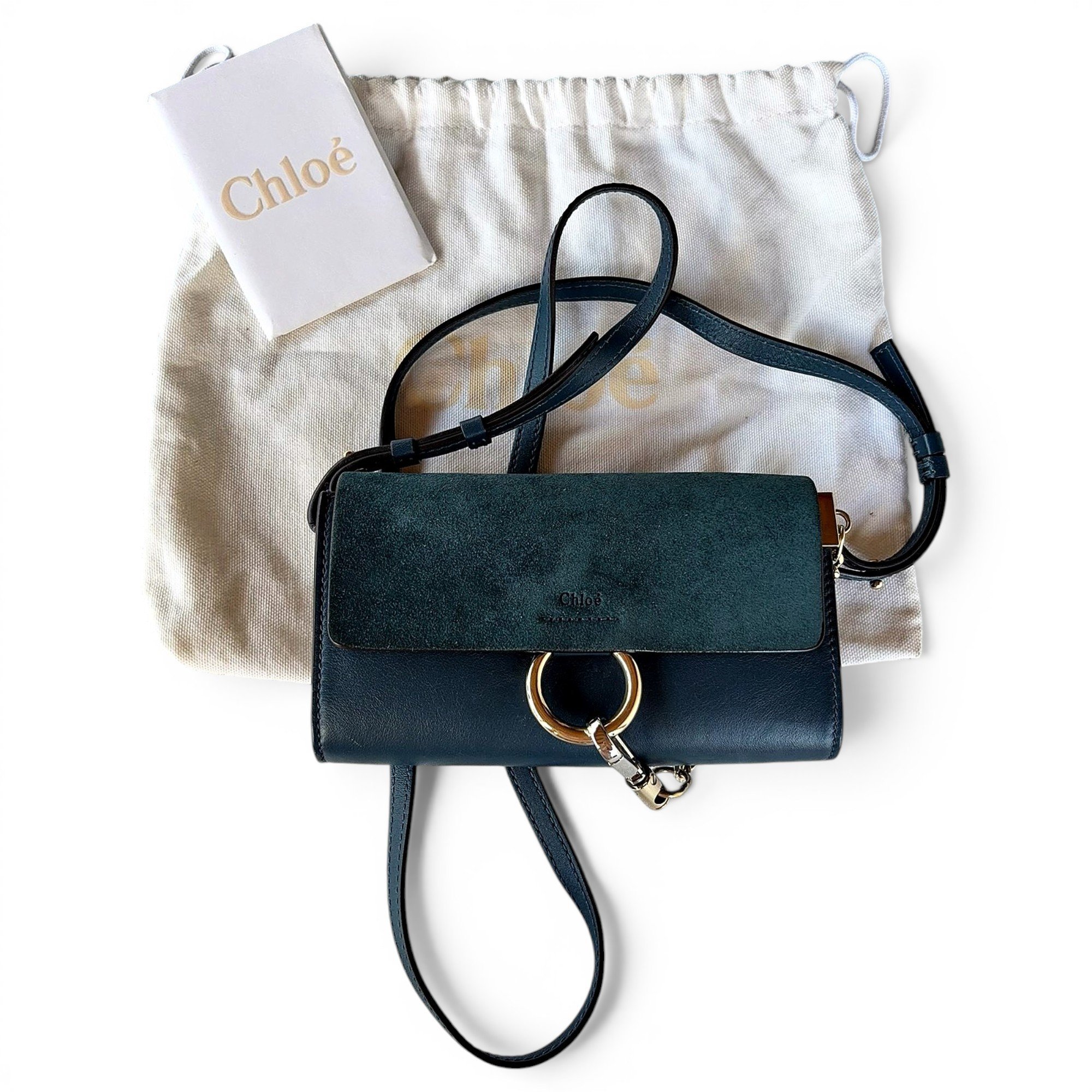 Faye leather crossbody bag
