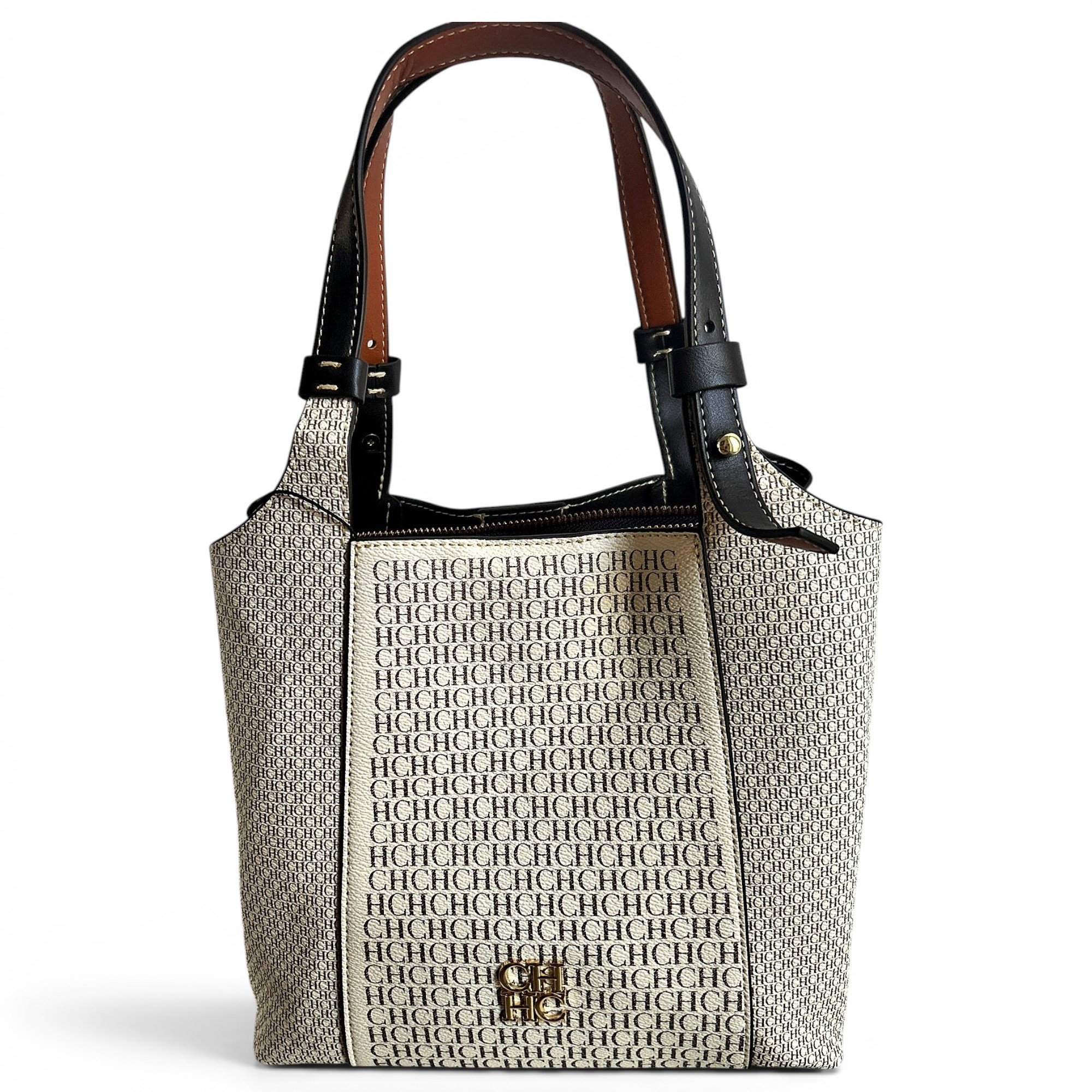 Carolina Herrera Leather tote