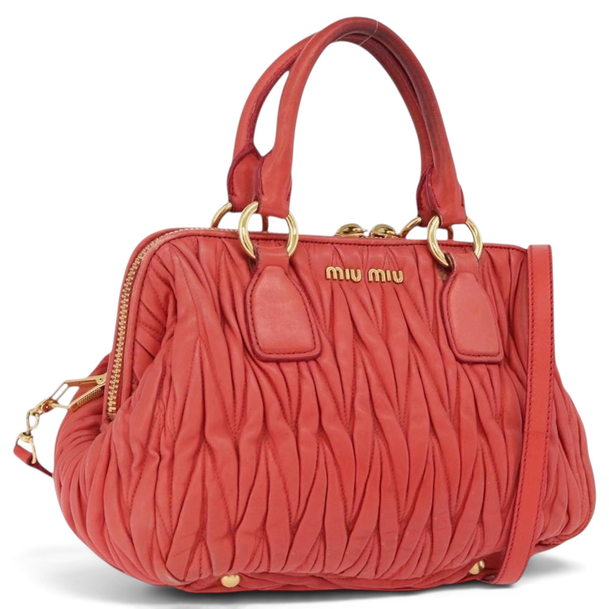 Leather handbag
