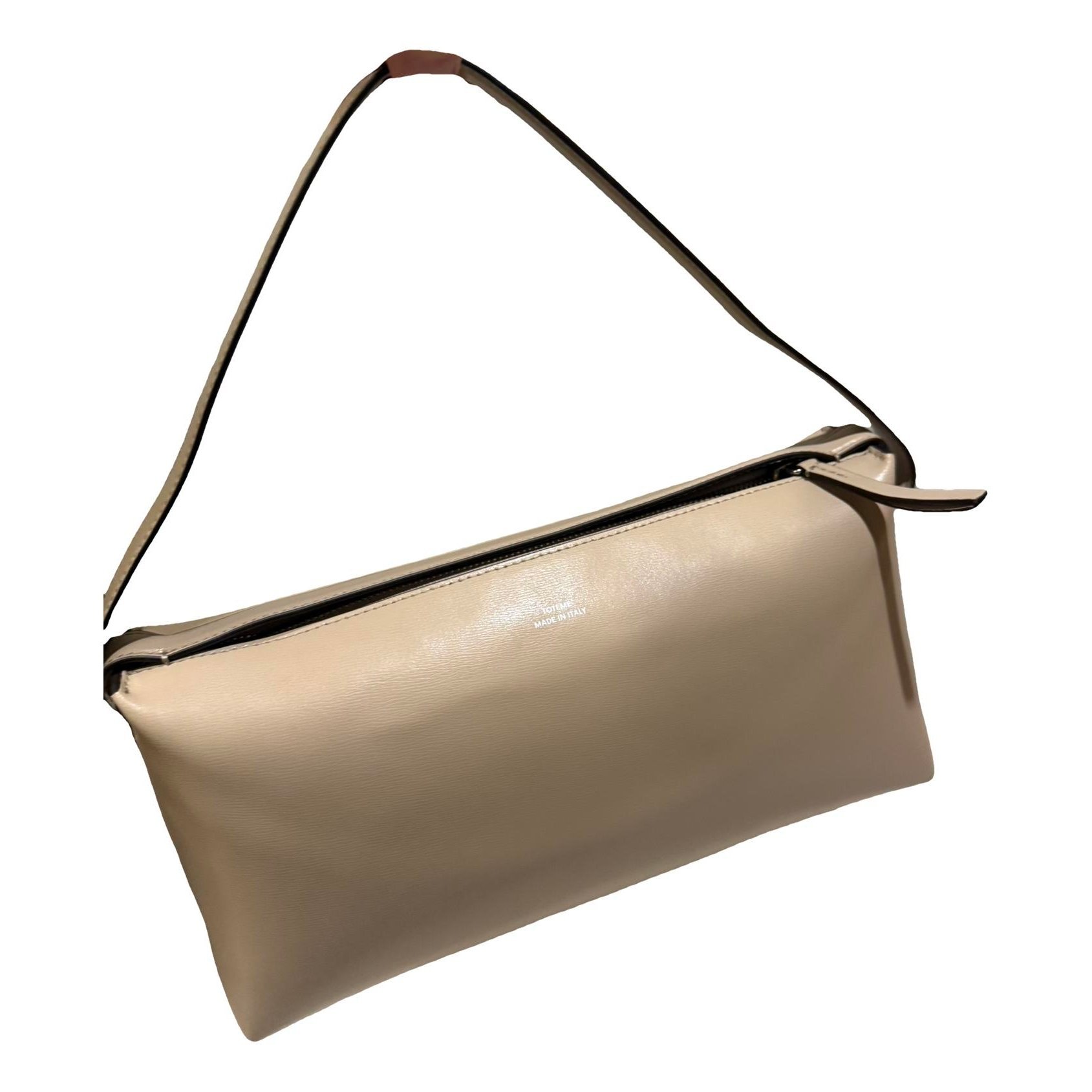 Toteme T-Lock leather handbag