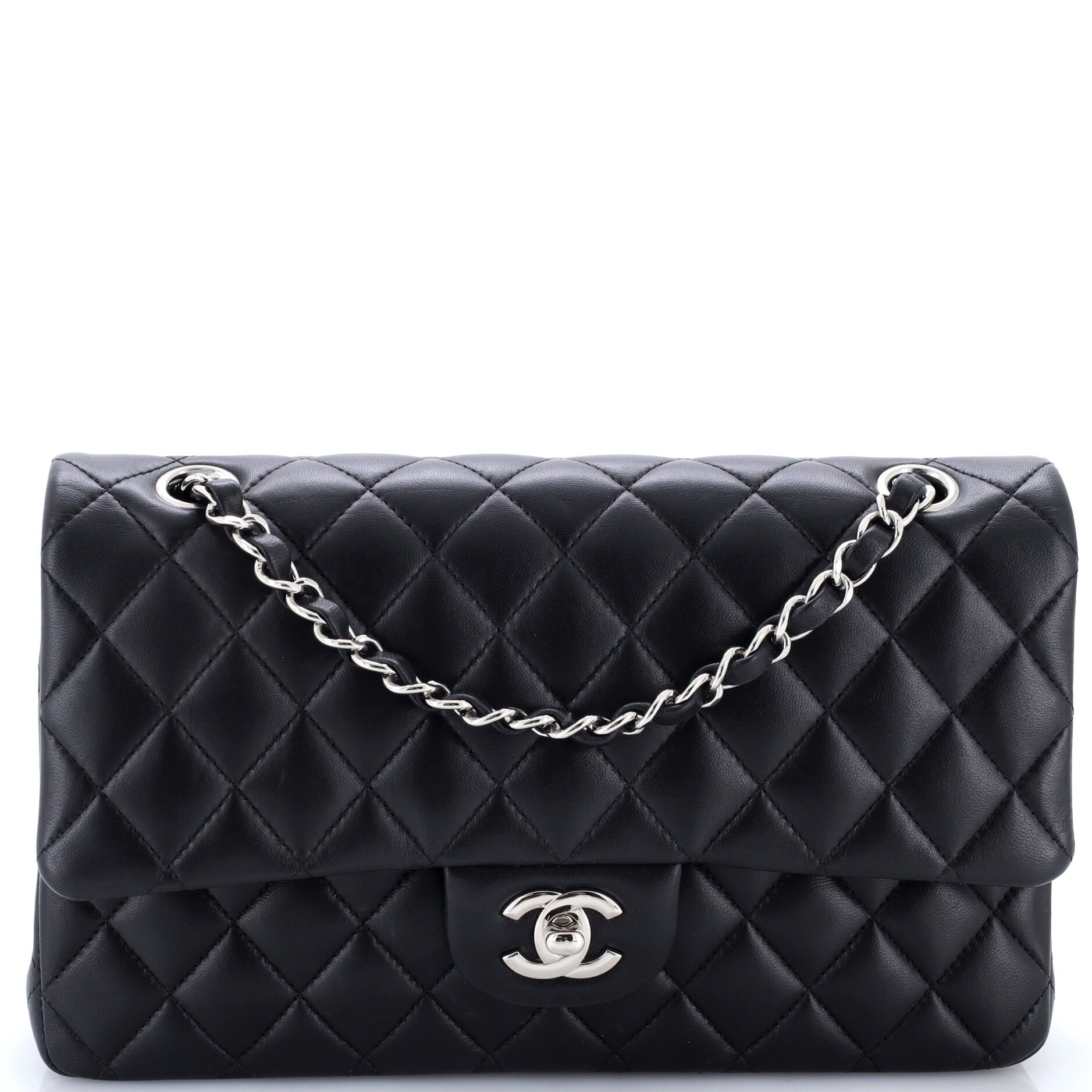 Classic Double Flap Bag Quilted Lambskin Medium