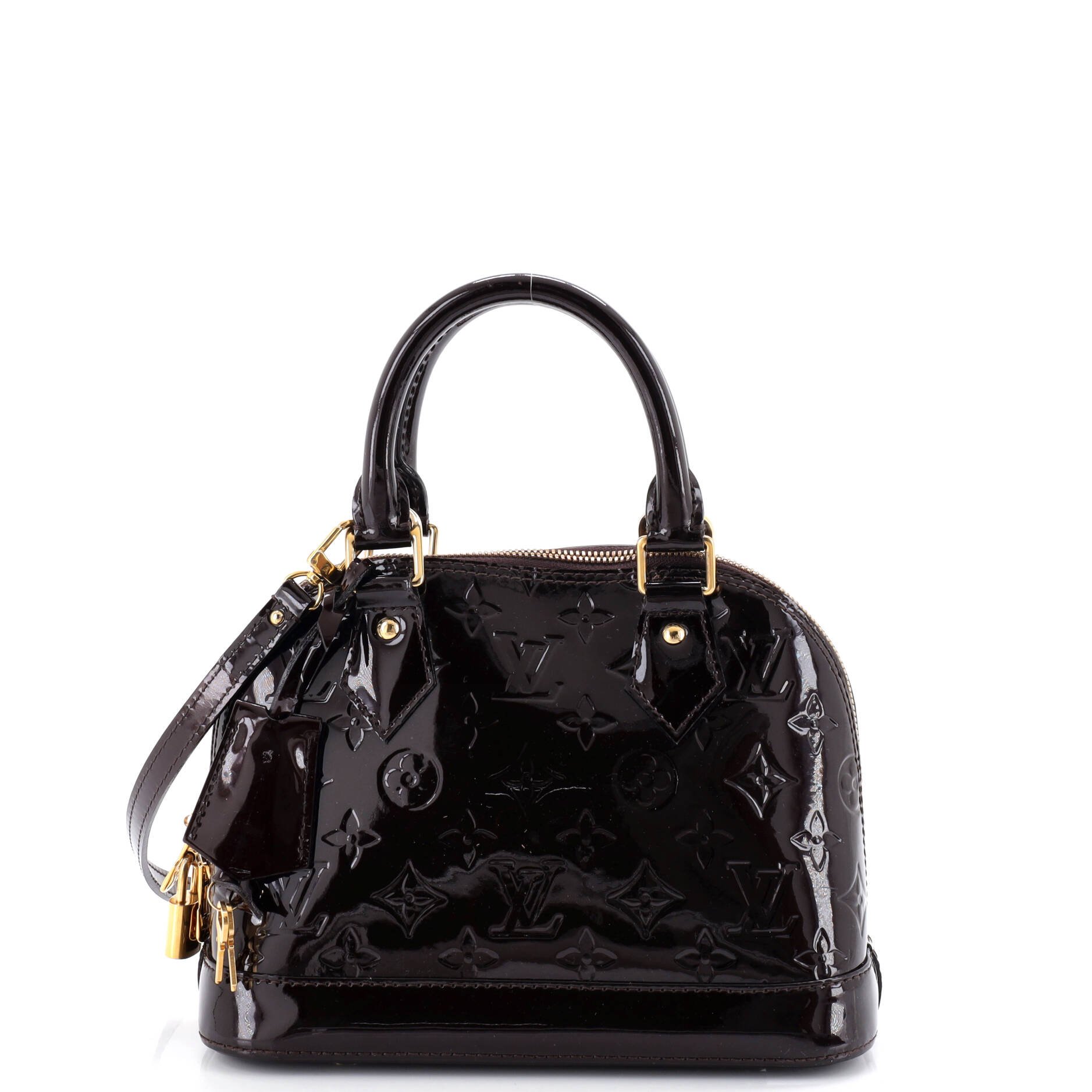 Alma Handbag Monogram Vernis BB
