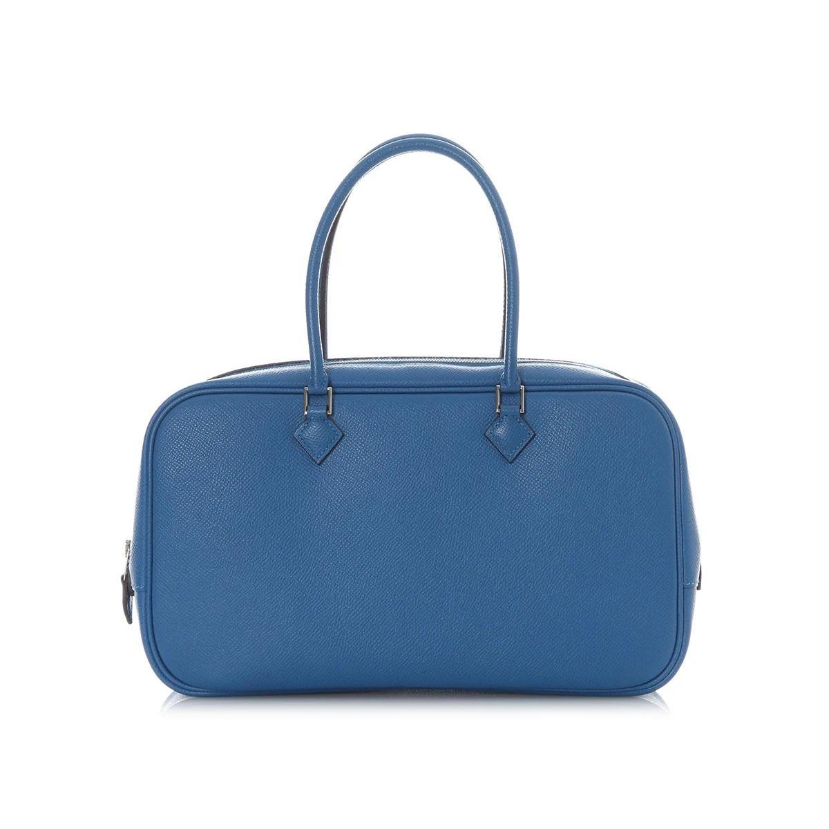 Hermes Plume 28 Handbag Mykonos Epsom Leather