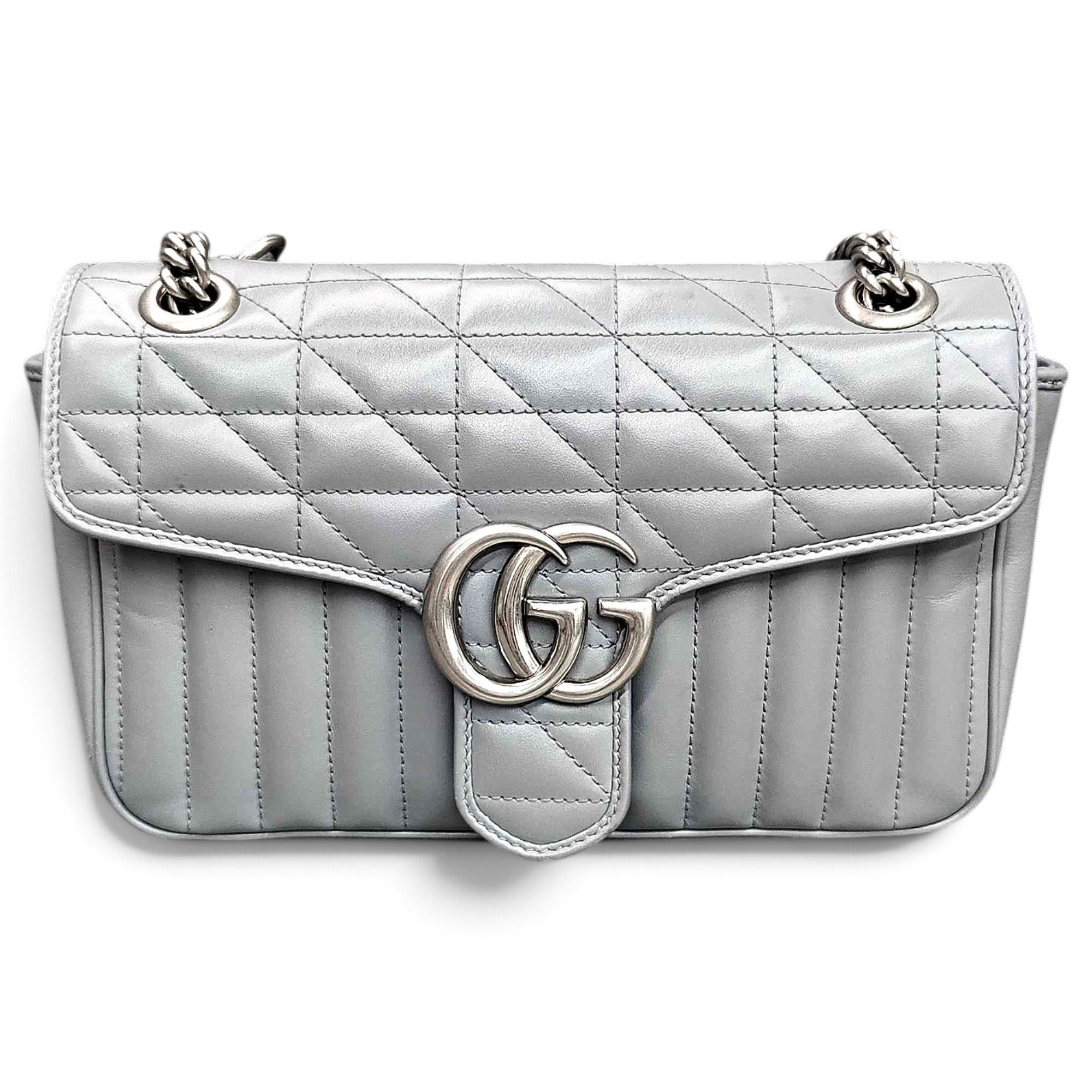 GG Marmont Flap leather handbag