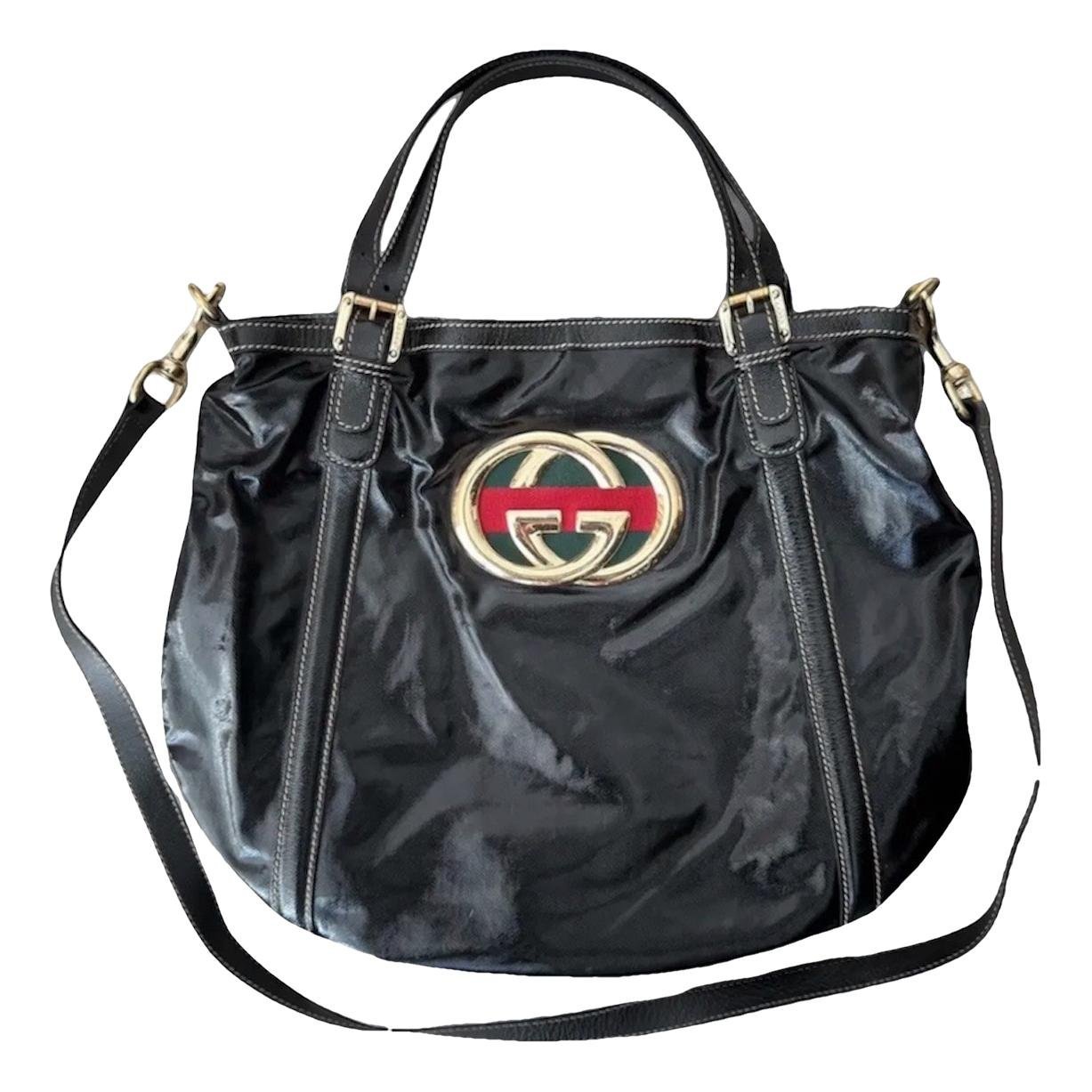 Boston patent leather crossbody bag