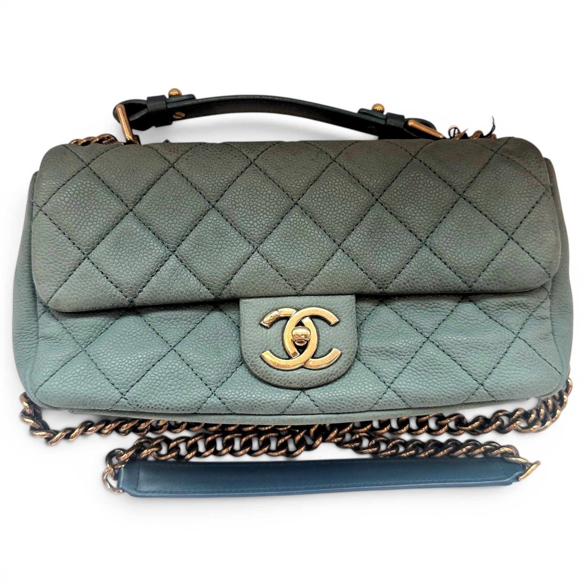Coco Handle leather handbag