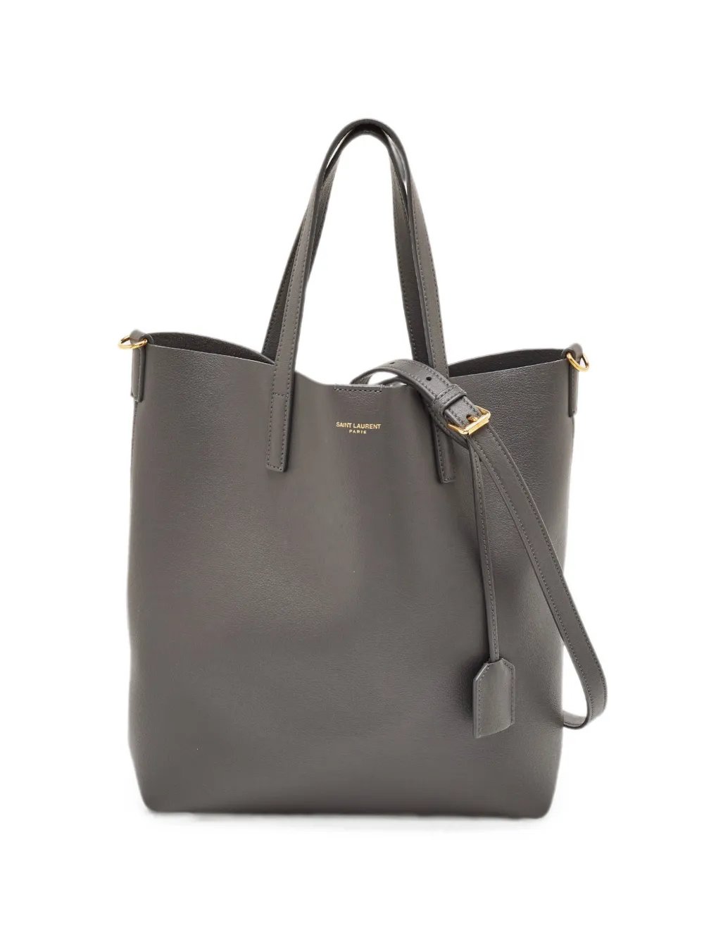 2021 Toy grained-leather tote bag