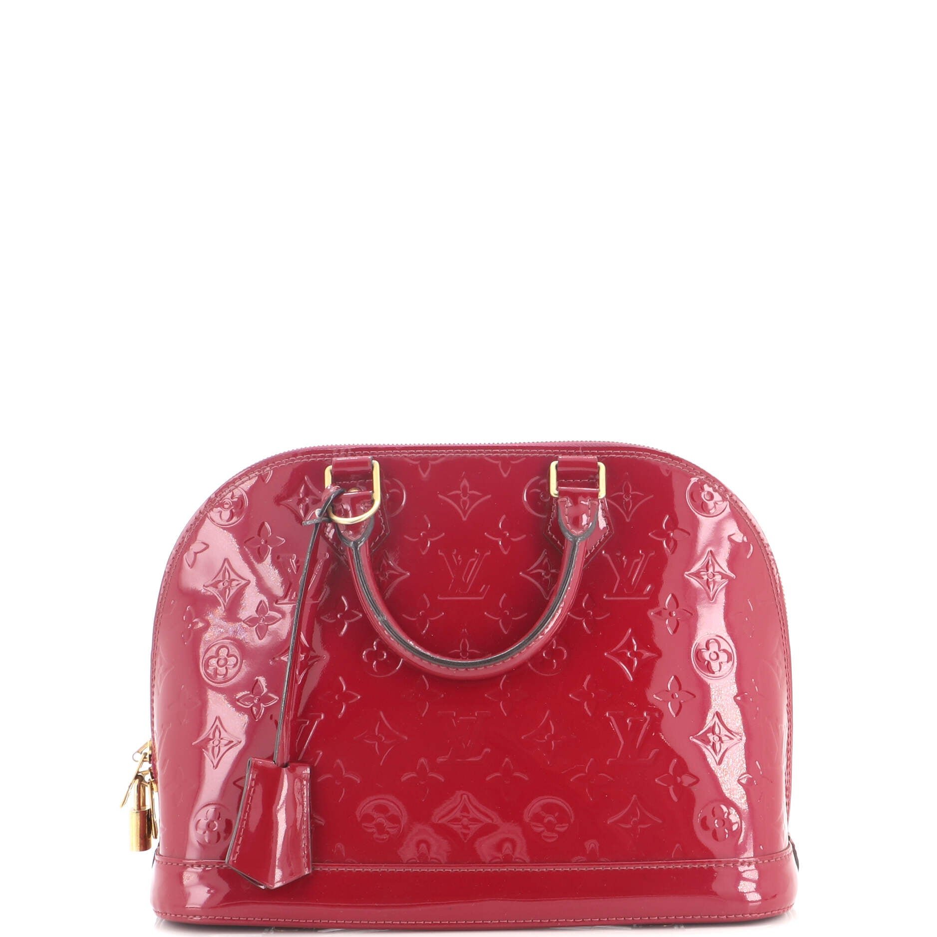 Alma Handbag Monogram Vernis PM
