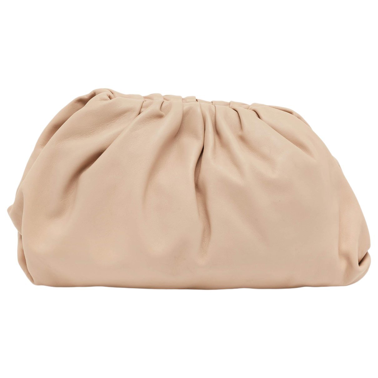 Pouch leather clutch bag