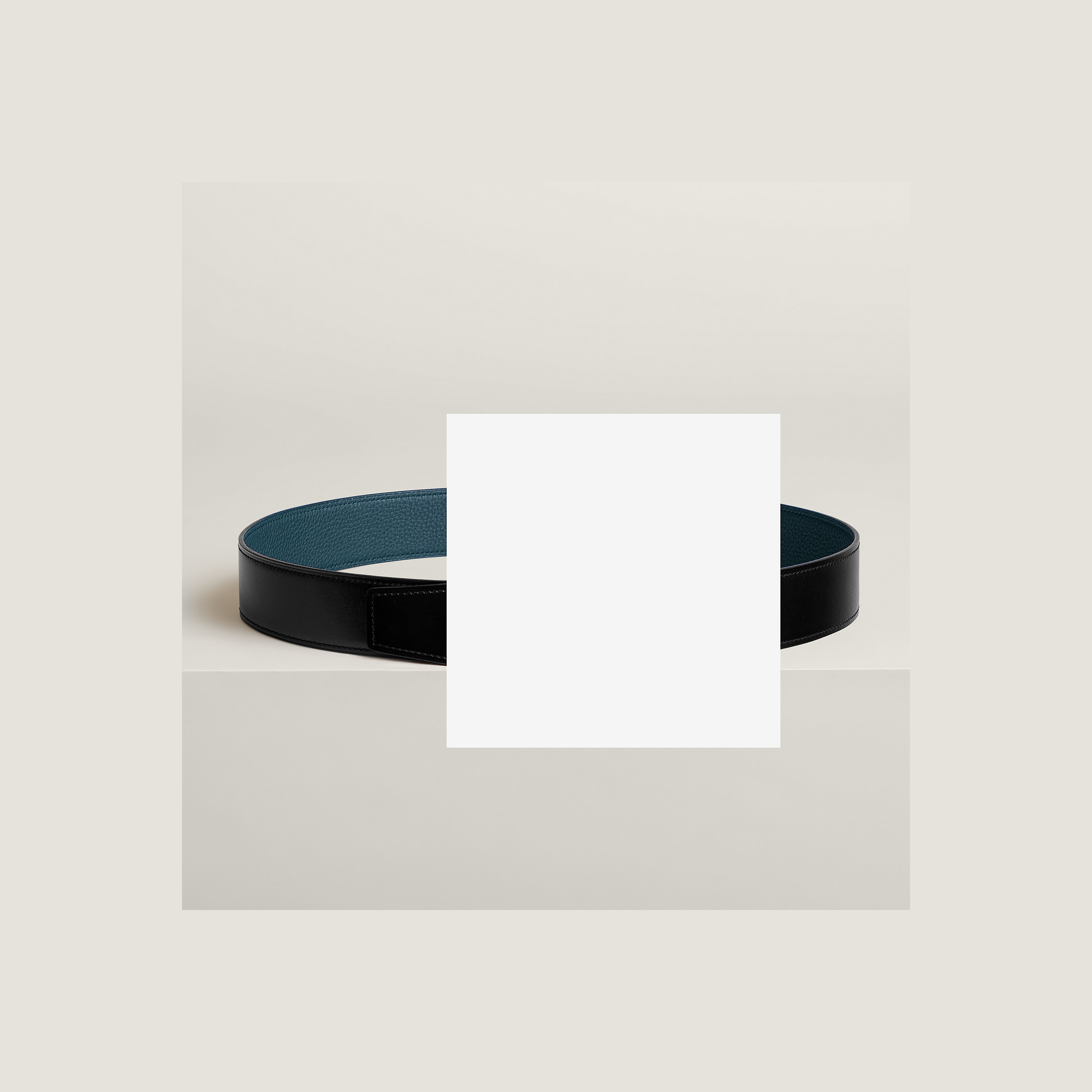 Constance belt buckle & Reversible leather strap 38 mm