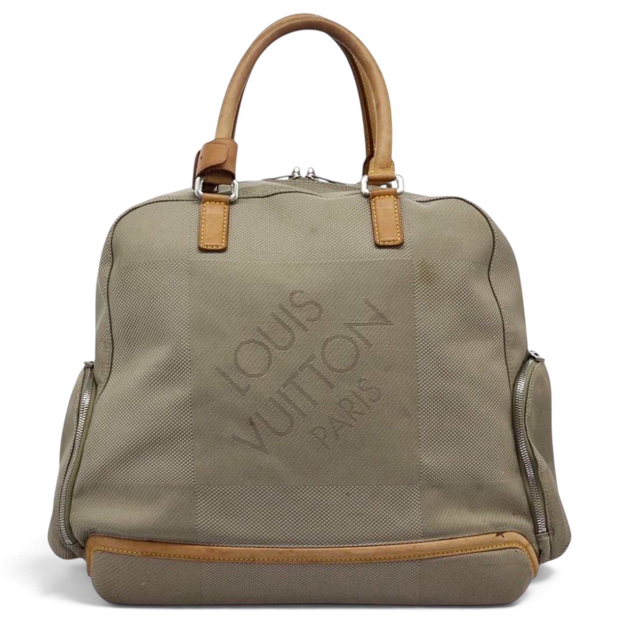 Leather bowling bag