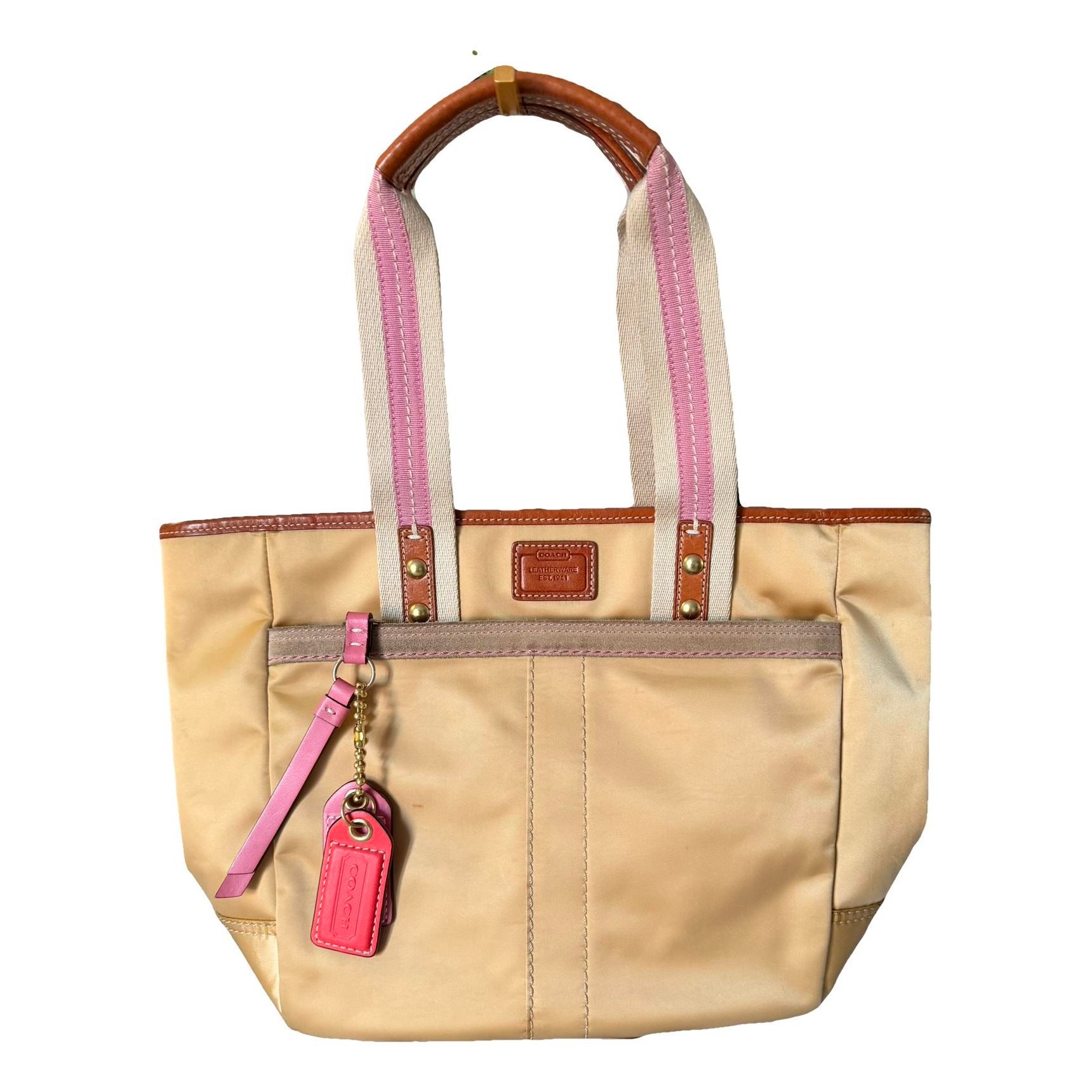 Leather tote