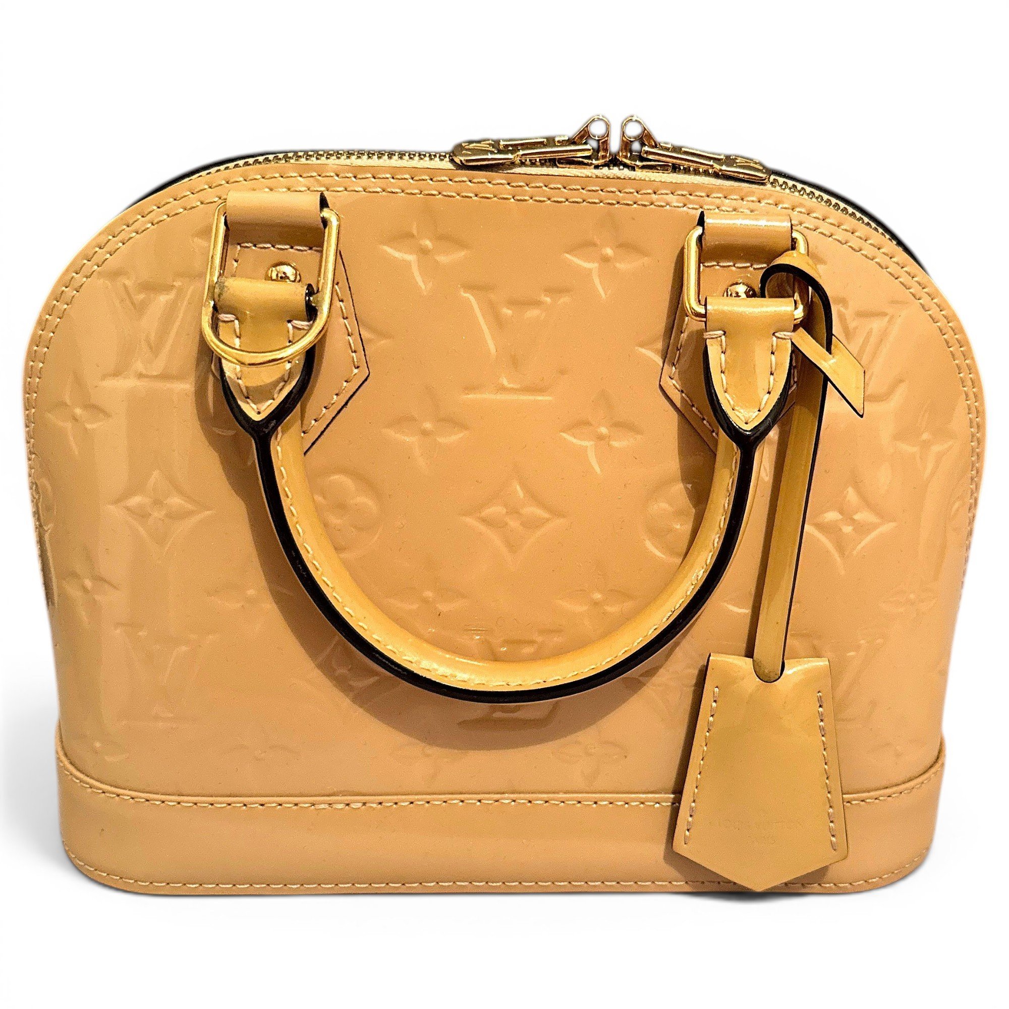 Alma BB patent leather handbag