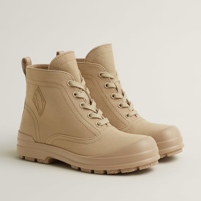 Beige Lin Kooler Ankle Boot