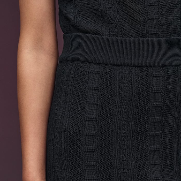 Noir Straight Skirt