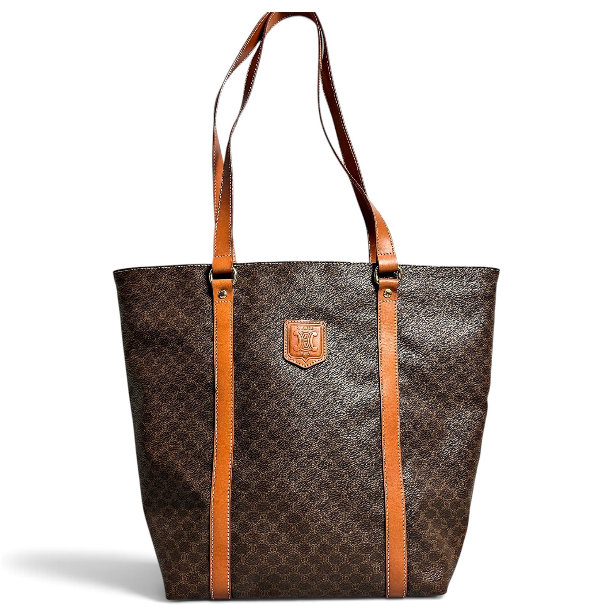 Cabas leather tote