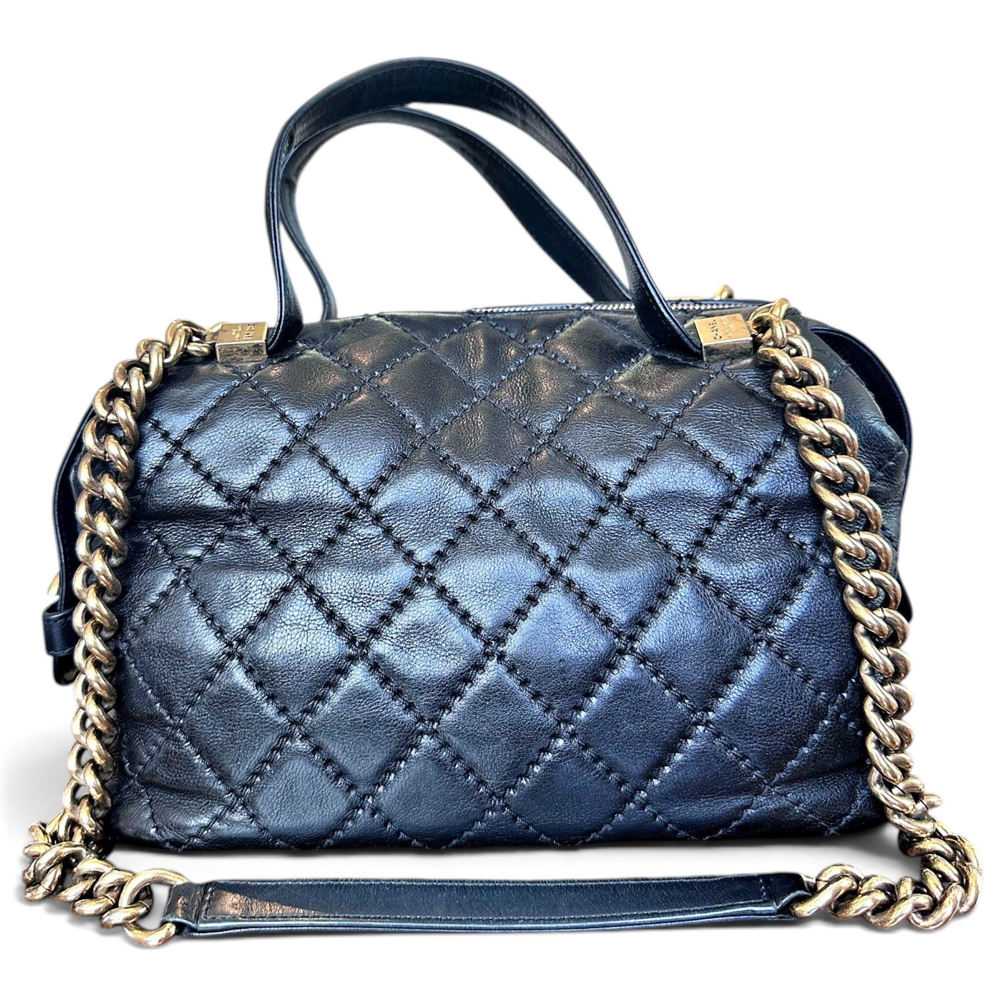 Leather handbag