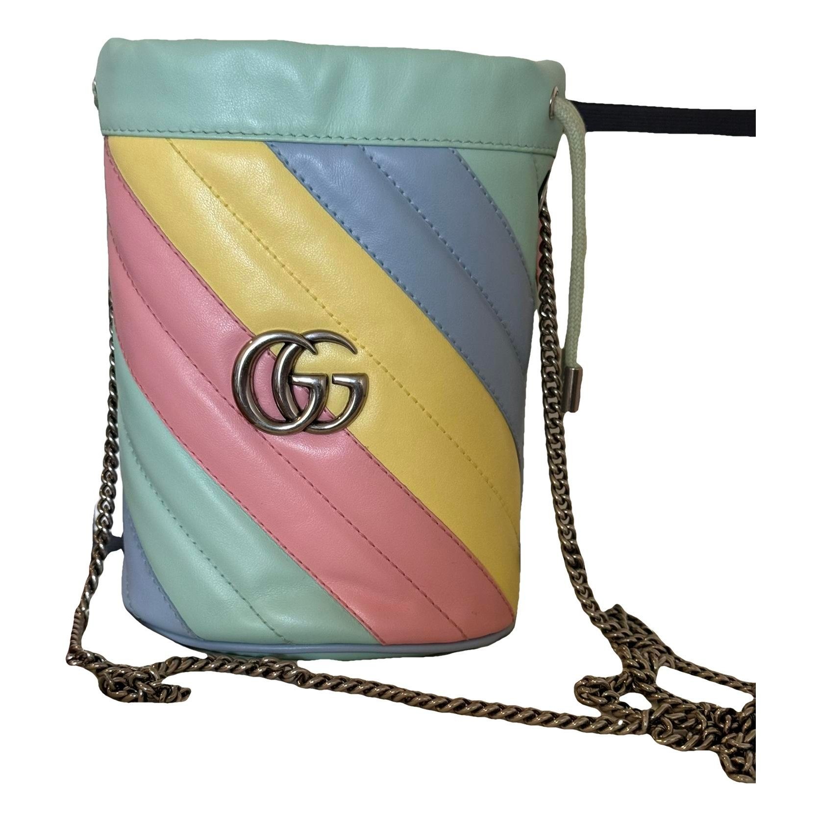 GG Marmont Bucket leather handbag