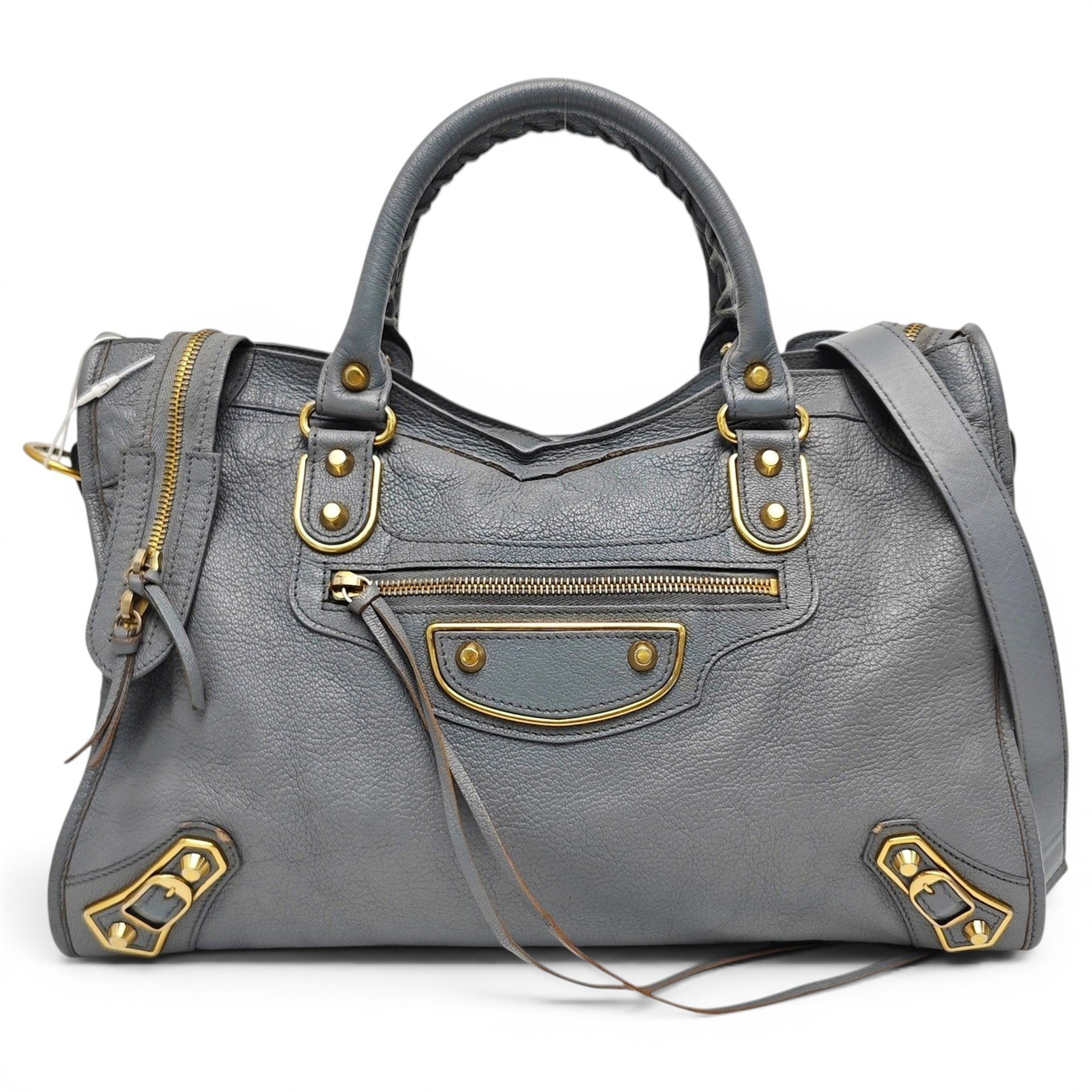 Leather handbag