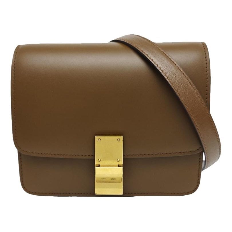 Classic leather crossbody bag