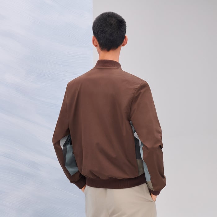 Chocolat "Le Theoreme d'Equithagore" Reversible Rib-trim Jacket