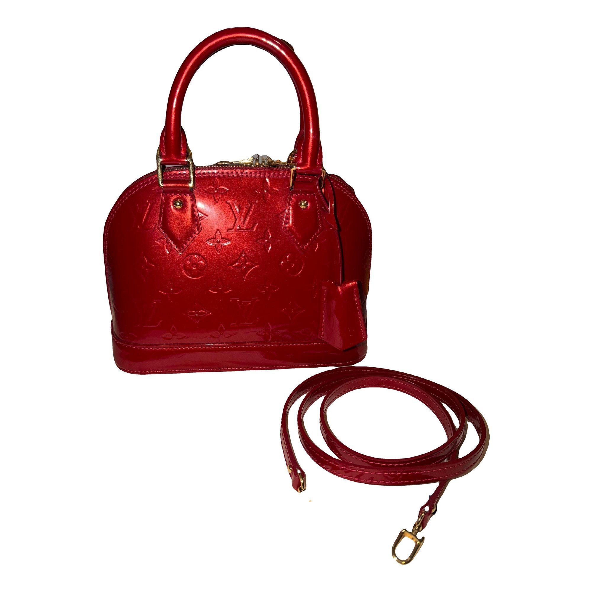Alma BB patent leather crossbody bag