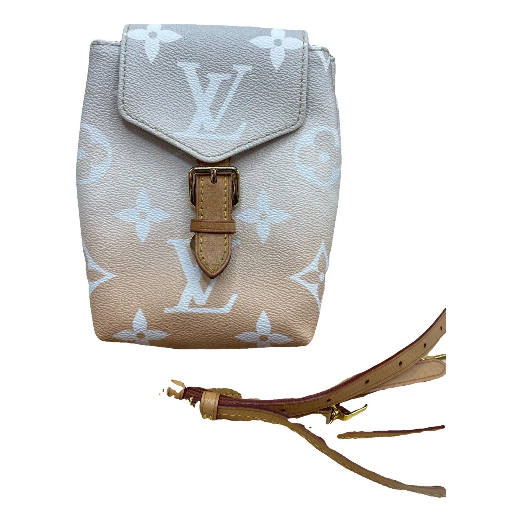 Tiny leather backpack