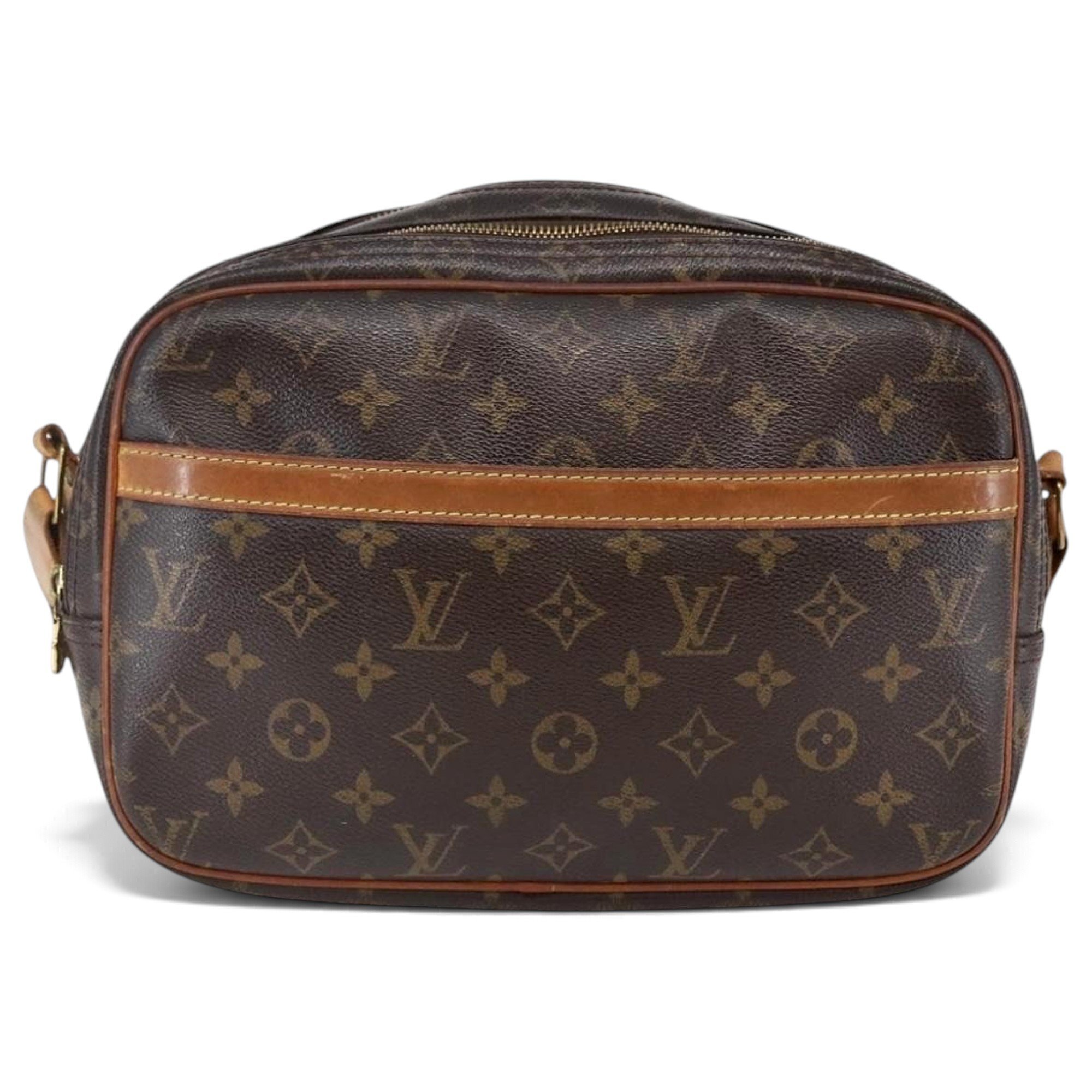 Reporter leather handbag
