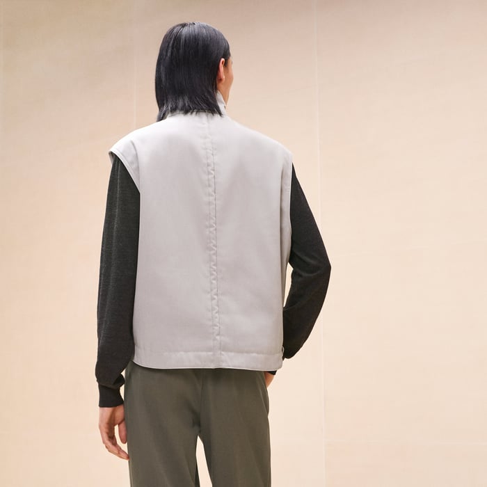 Silex Sleeveless Sweater With Bridle Detail