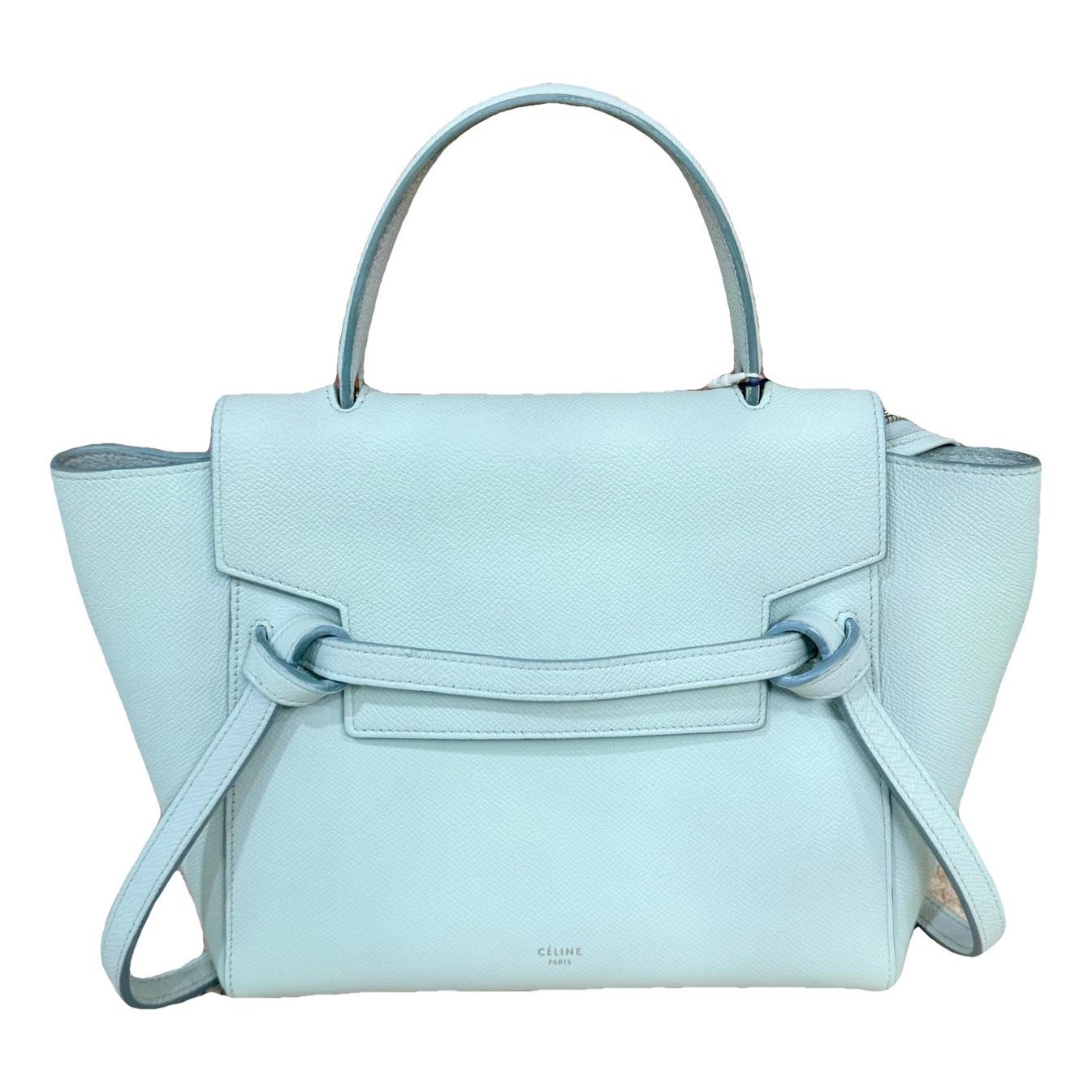 Belt leather handbag