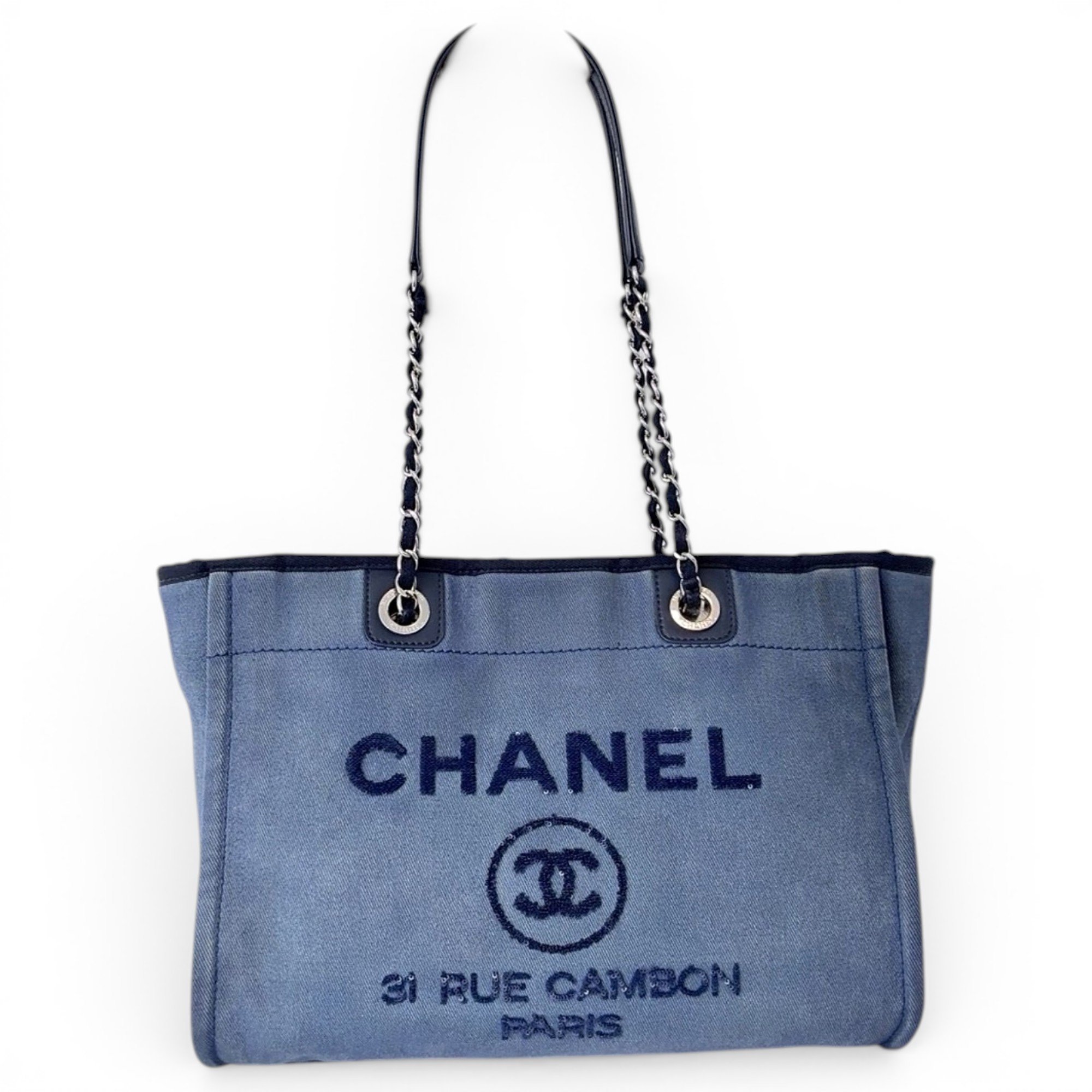 Deauville Chain cloth tote