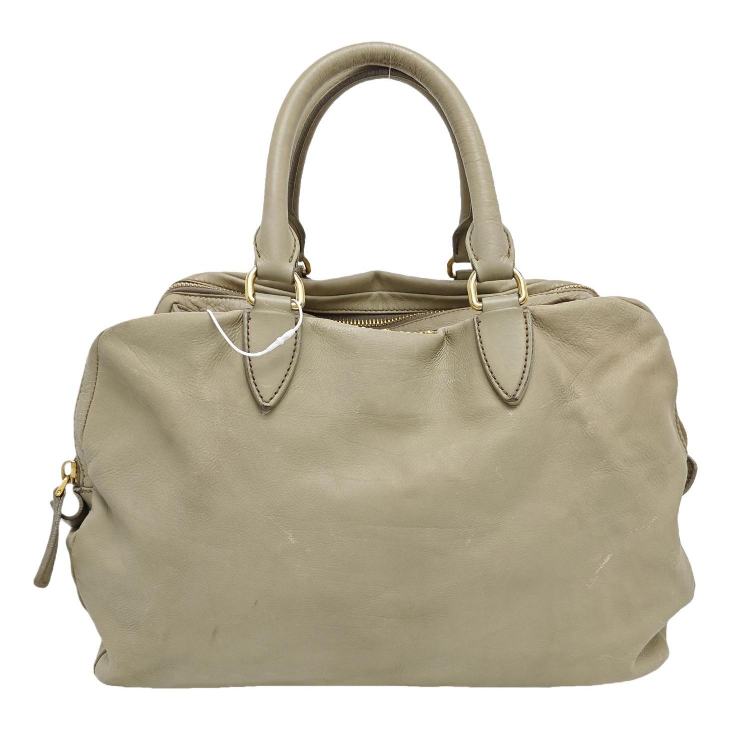 Leather handbag