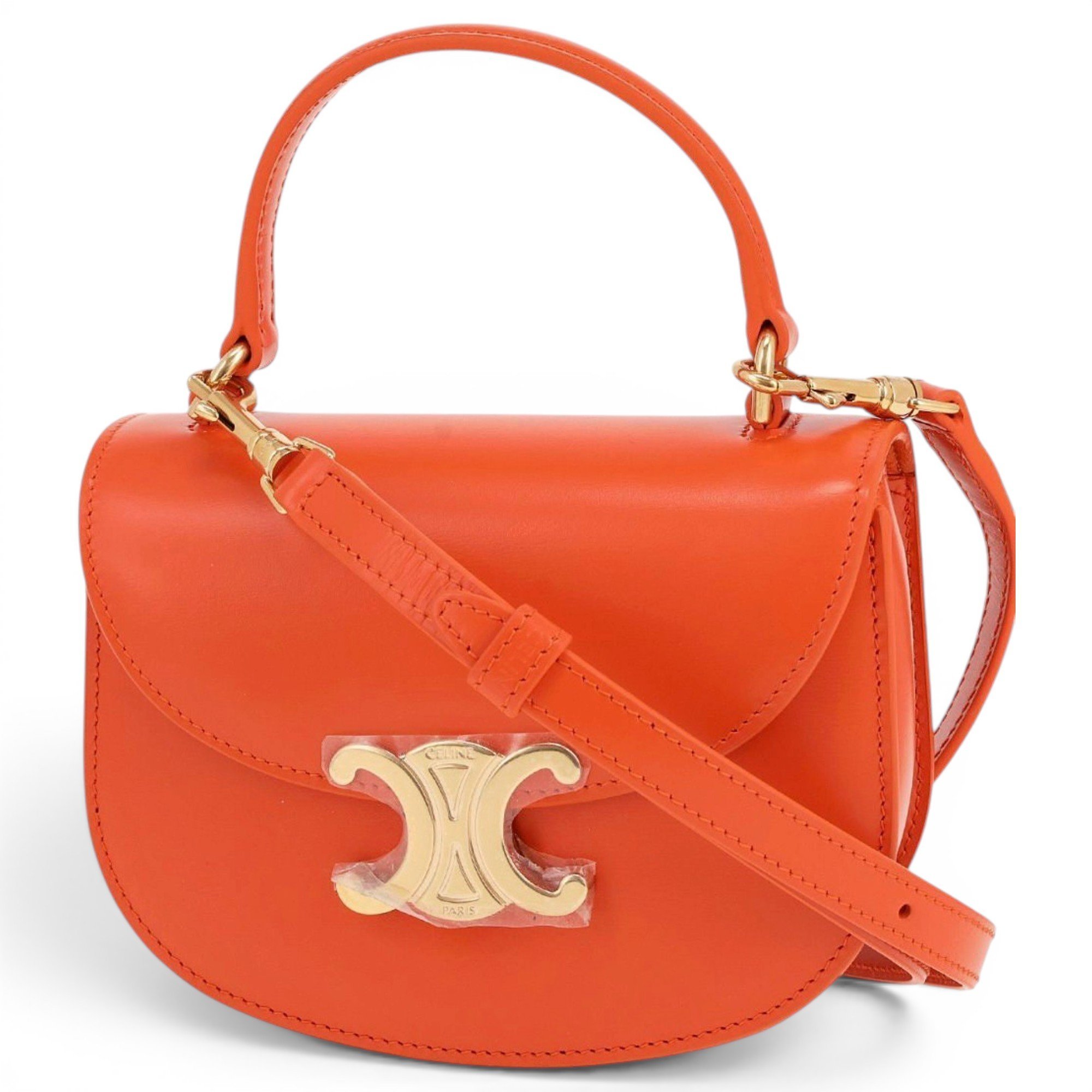 Clea leather handbag