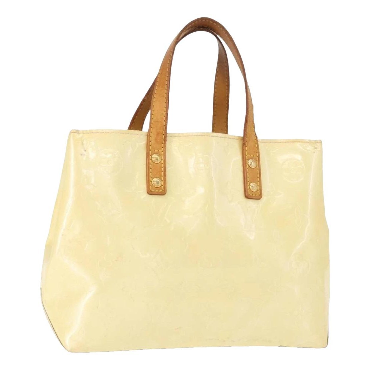 Patent leather handbag