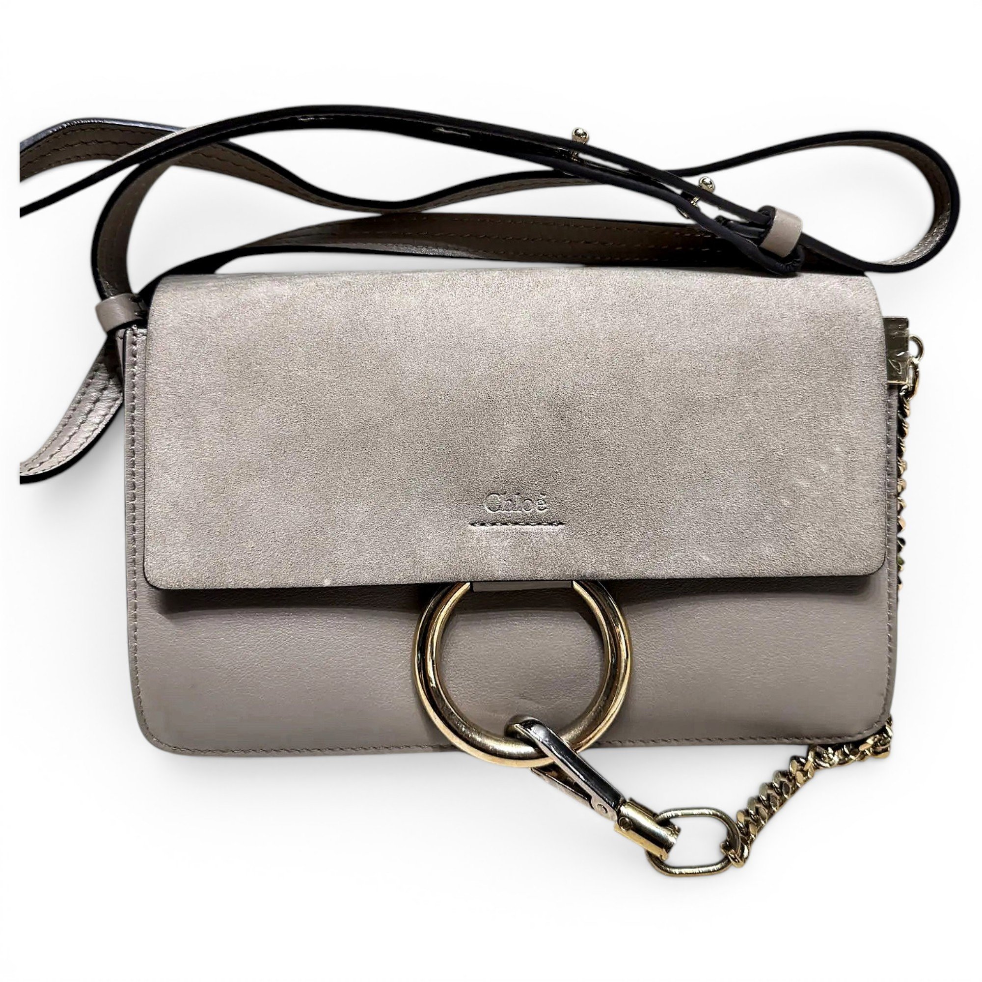 Faye leather crossbody bag