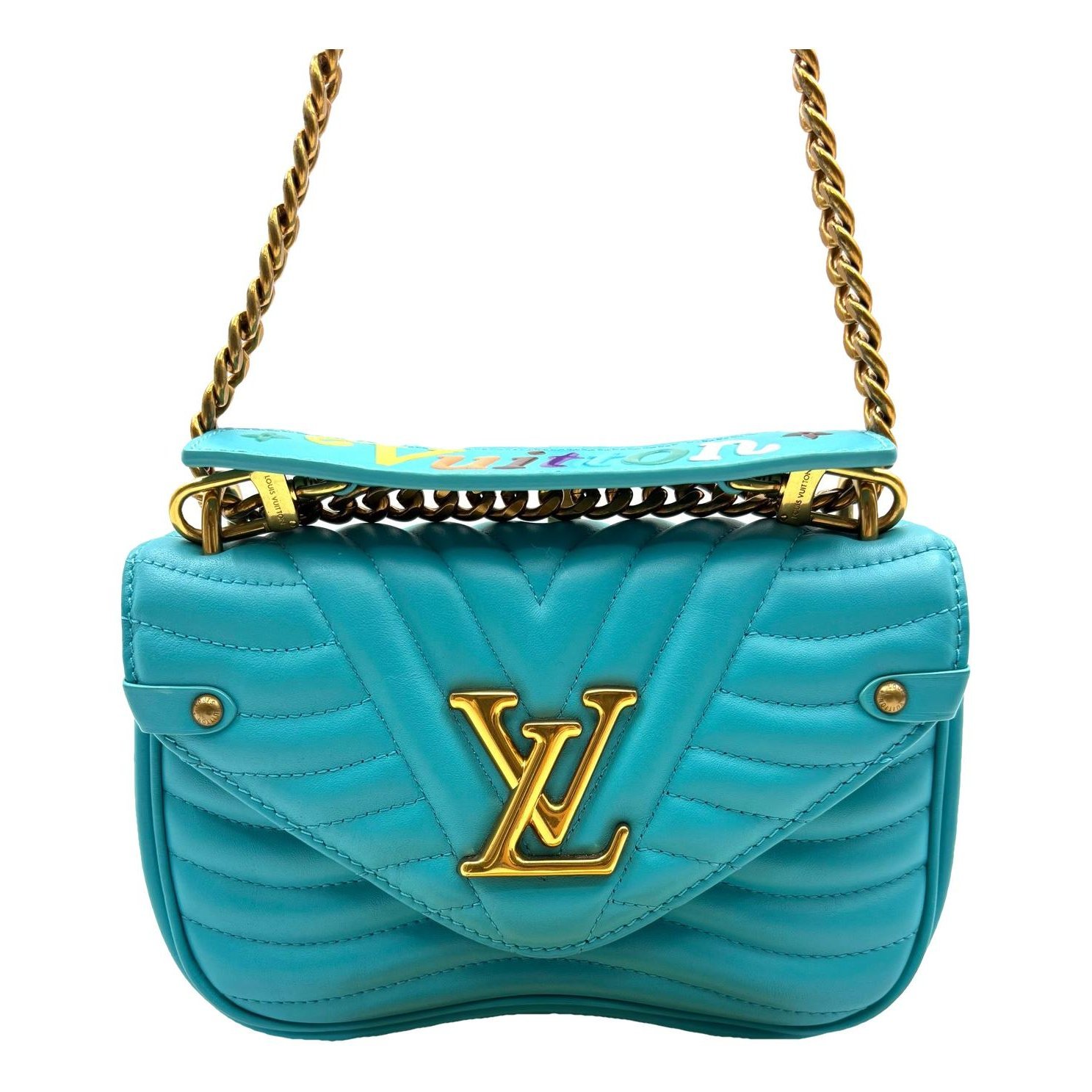 New Wave leather handbag