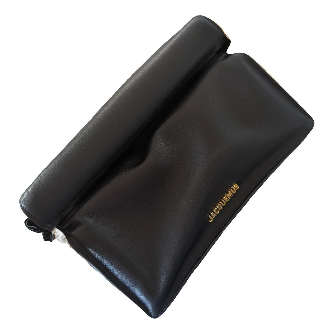 Jacquemus La Pochette Rond Carré leather clutch bag