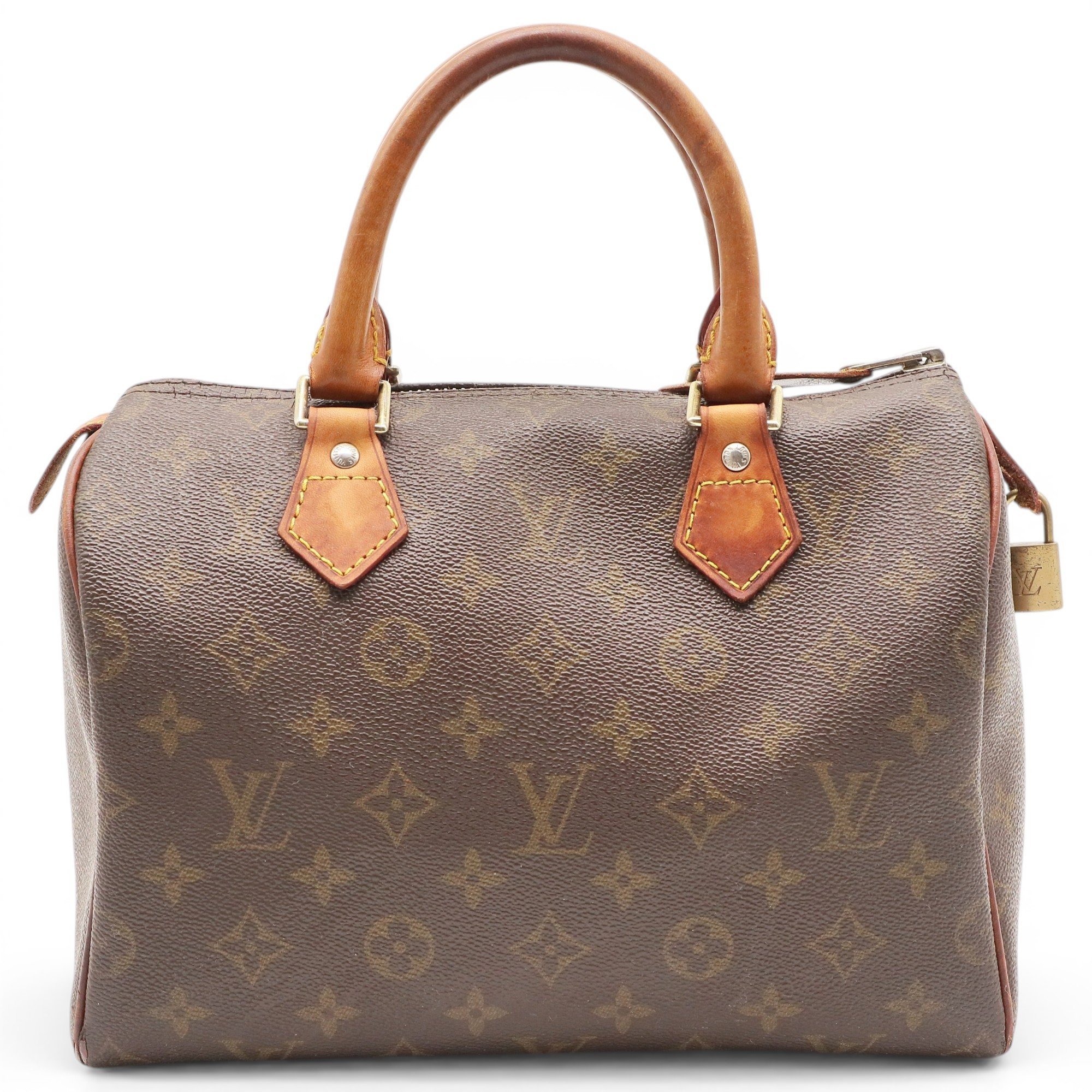 Speedy leather handbag