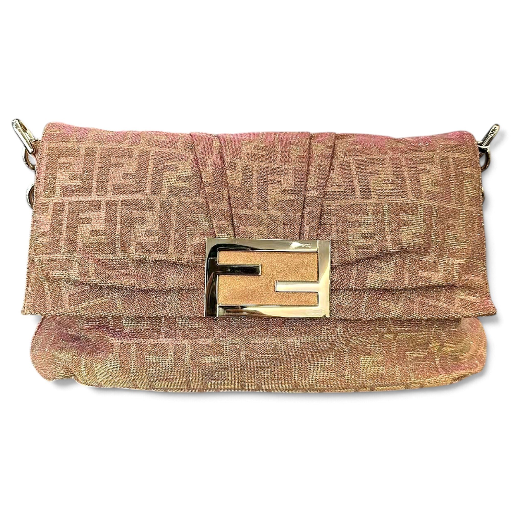 Mamma Baguette glitter handbag