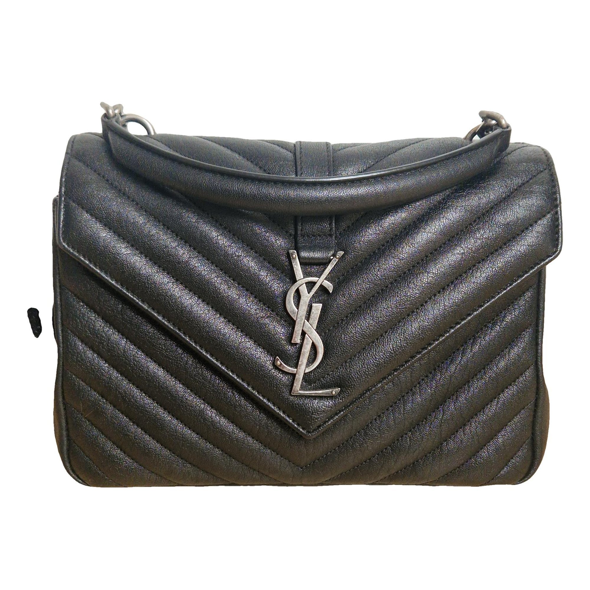 Collége monogramme leather handbag