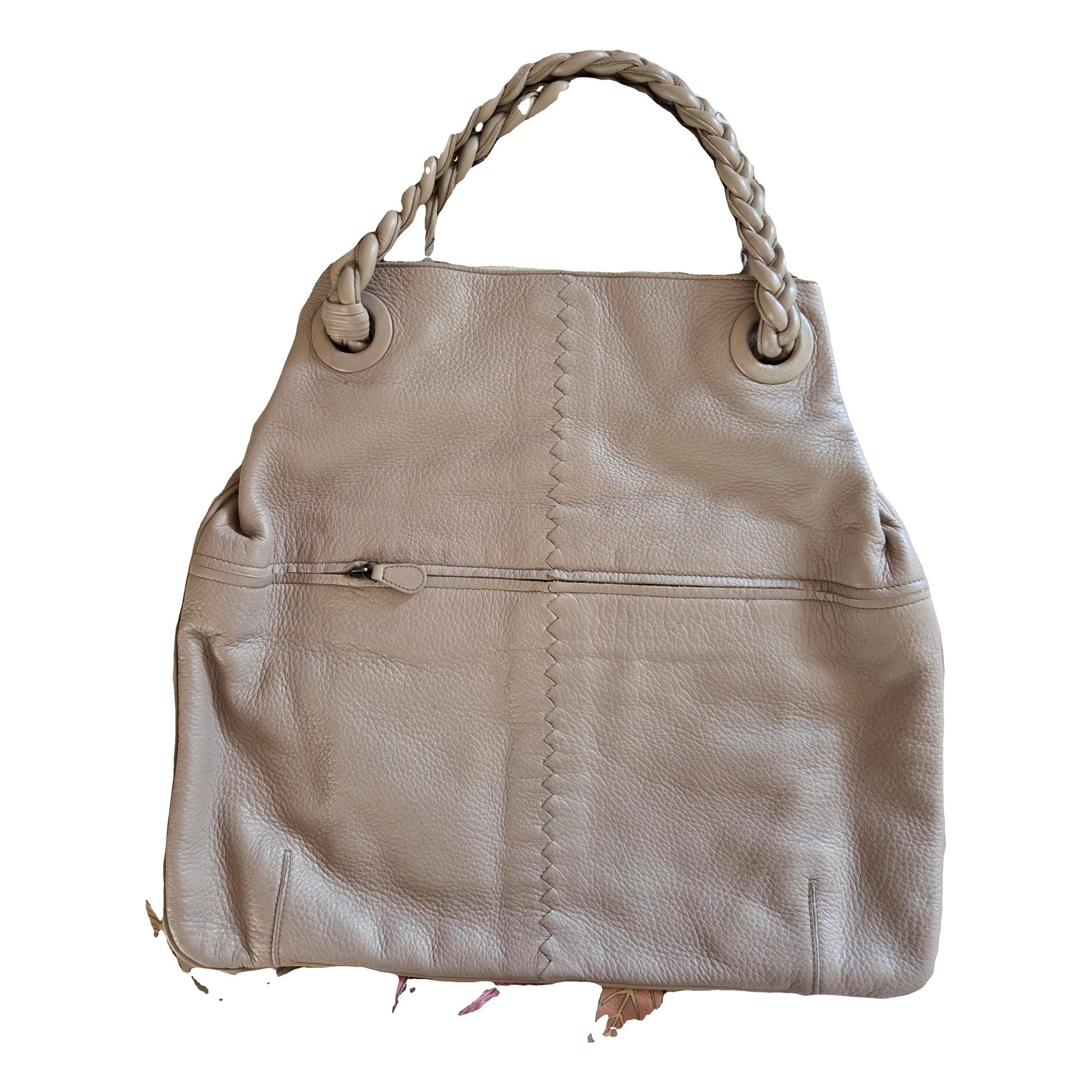 Leather tote