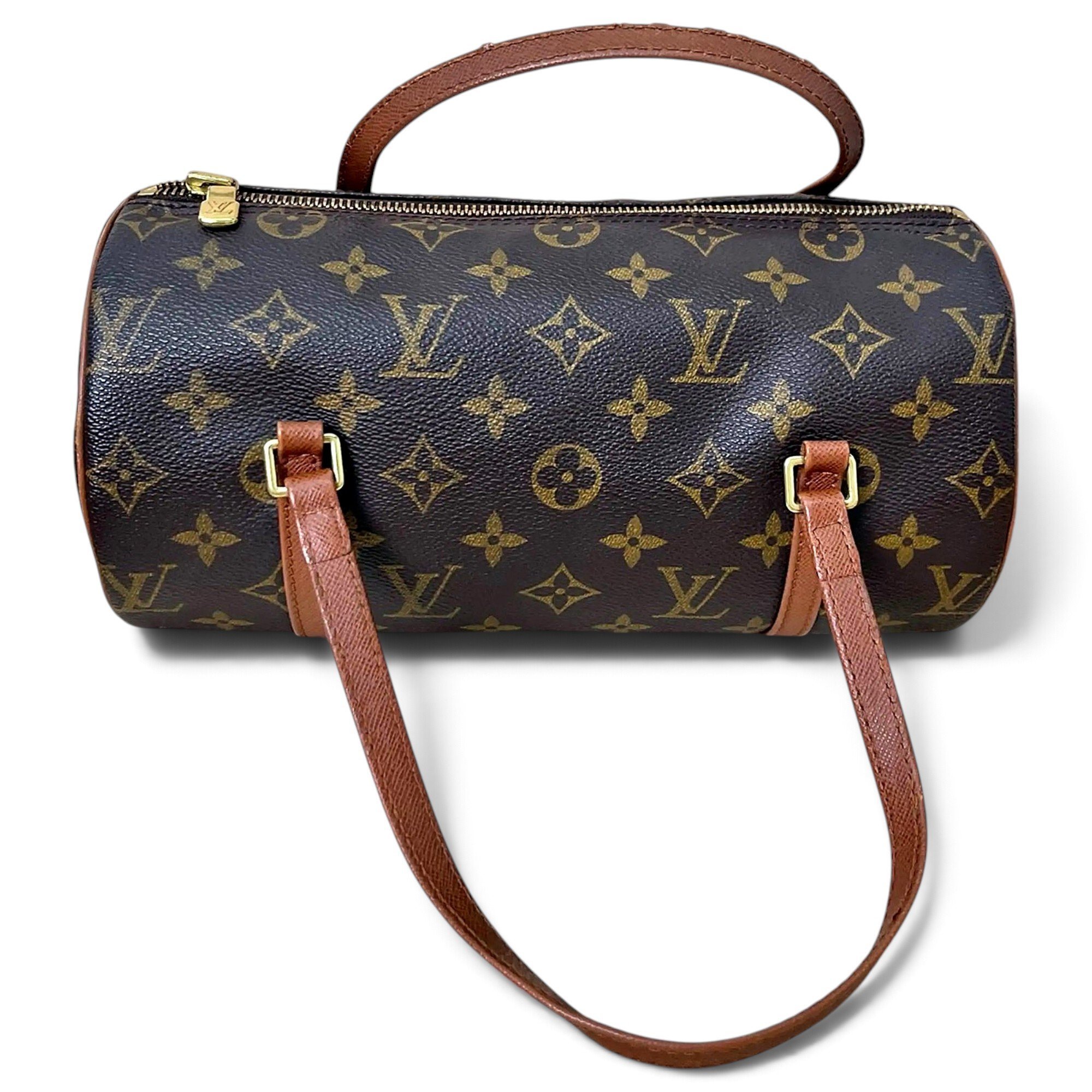 Papillon vinyl handbag