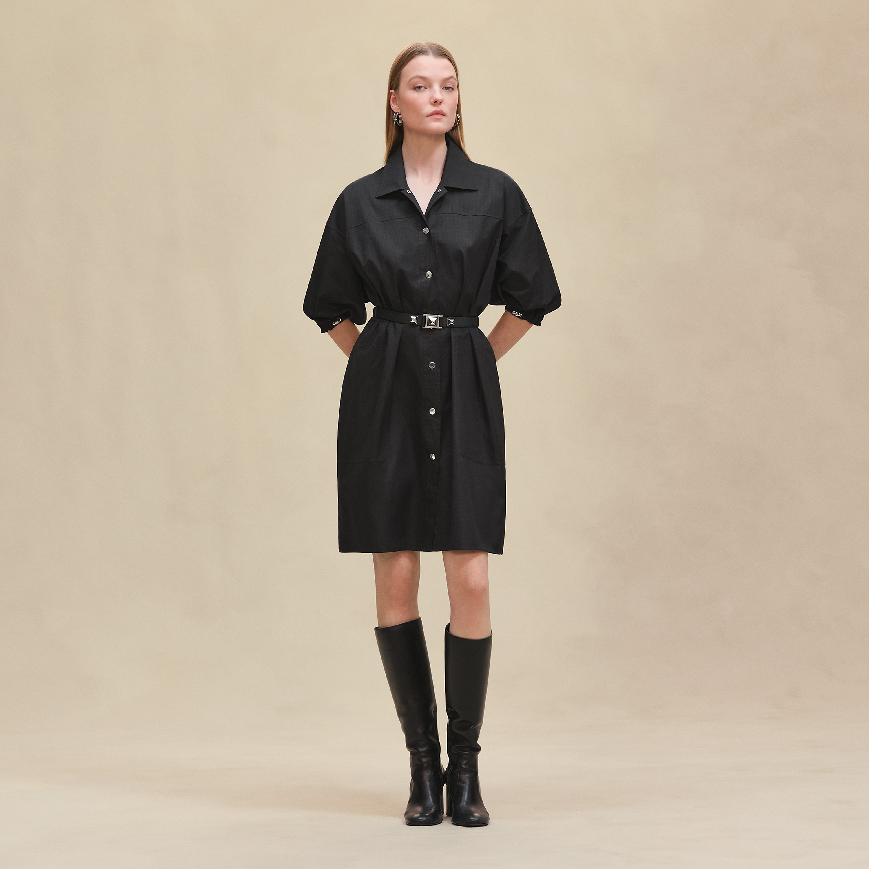 "Mosaique" shirt dress