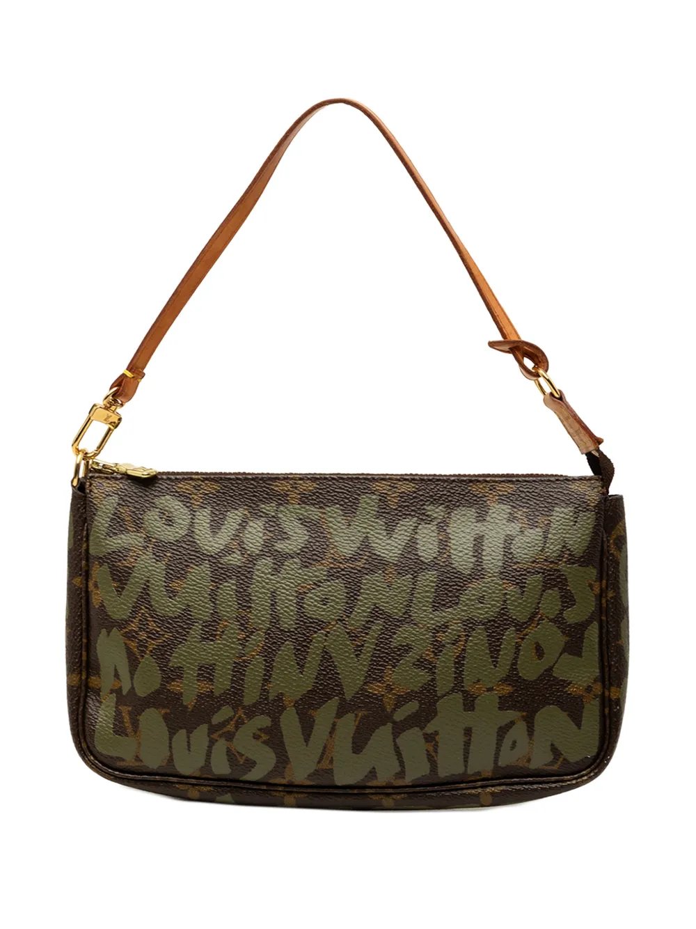 2001 Stephen Sprouse Monogram Graffiti Pochette Accessoires shoulder bag