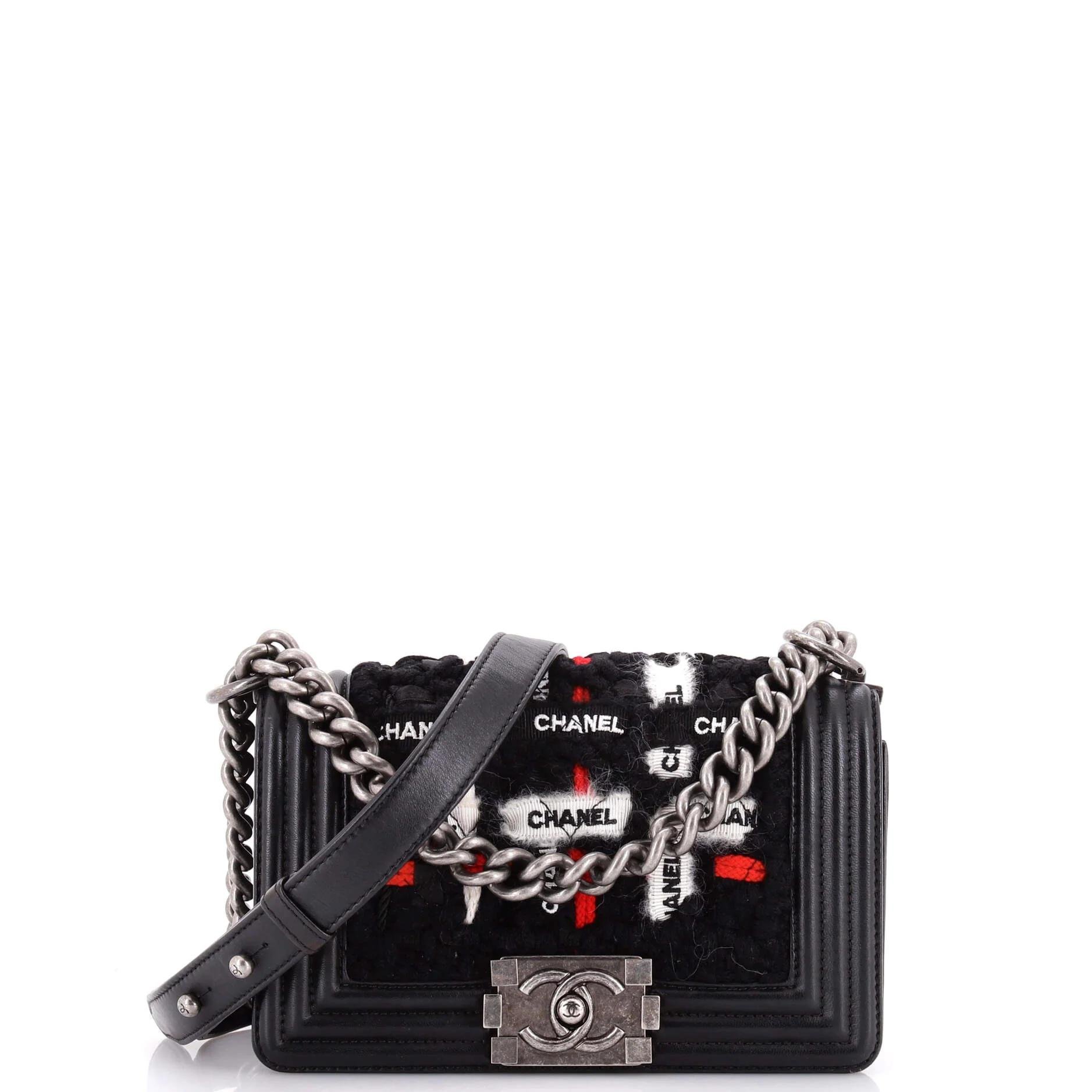 Boy tweed handbag
