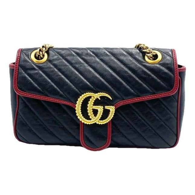 GG Marmont Flap leather crossbody bag