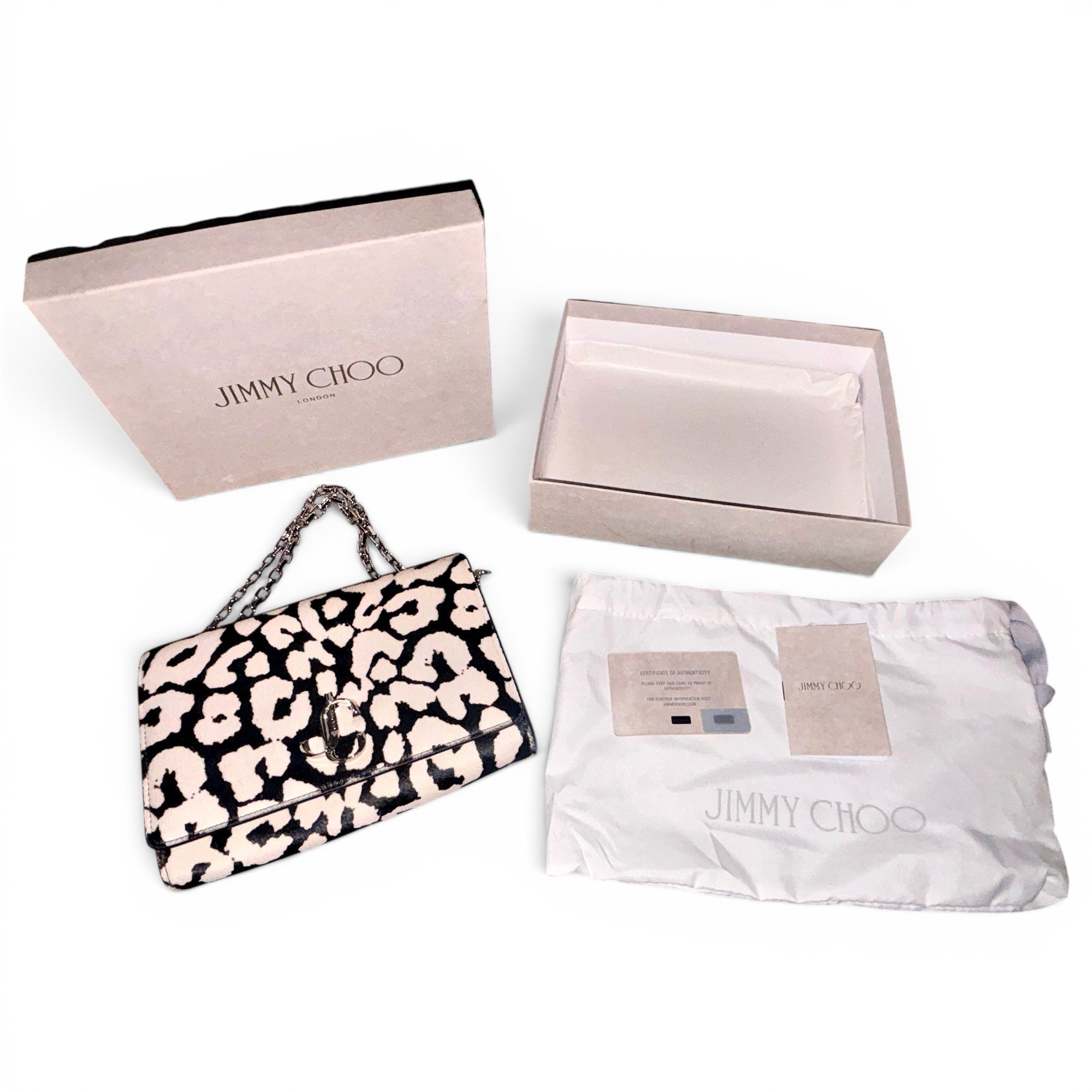 Jimmy Choo Varenne pony-style calfskin handbag