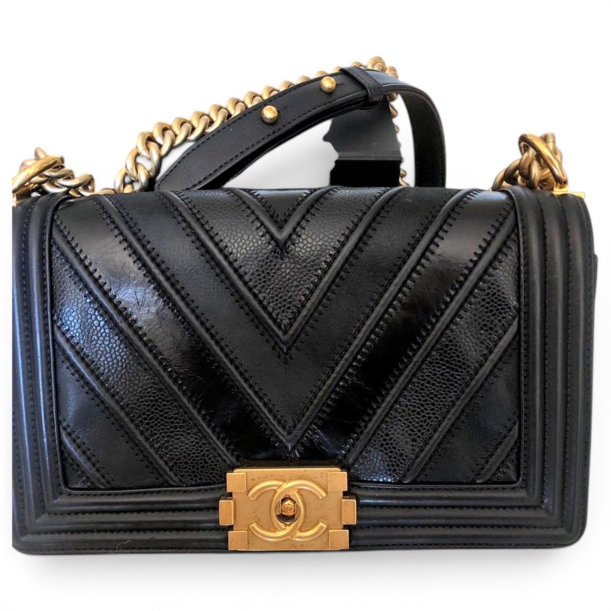 Boy leather handbag